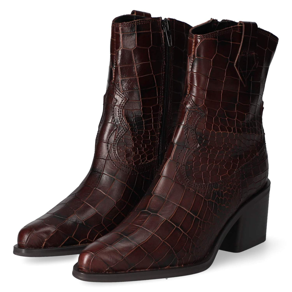 Stiefeletten Rot
