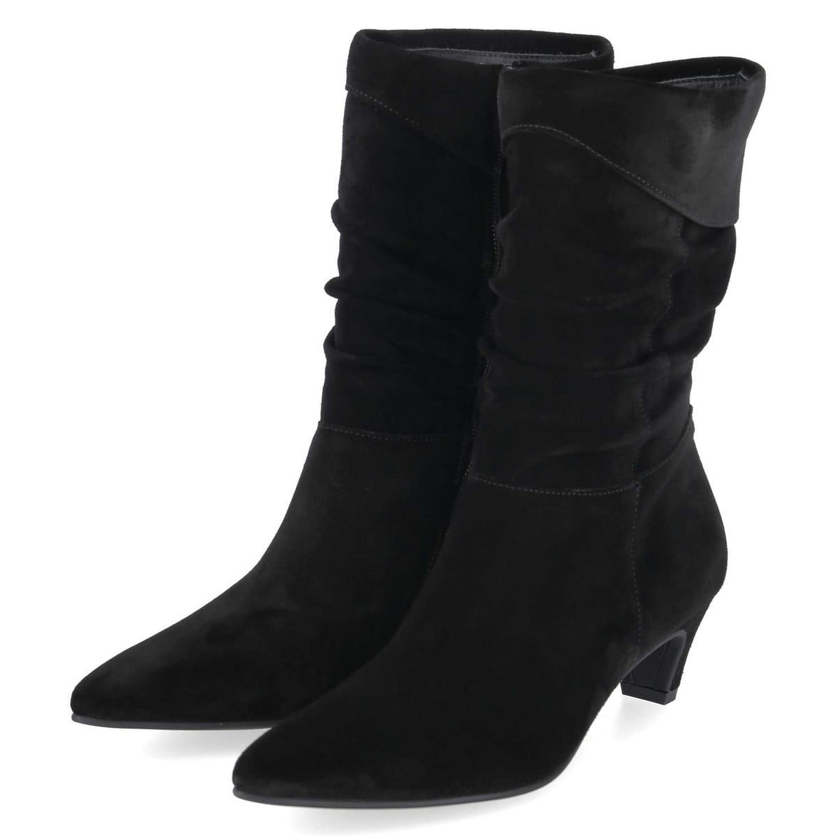 Slouchy Boot Stiefeletten Schwarz