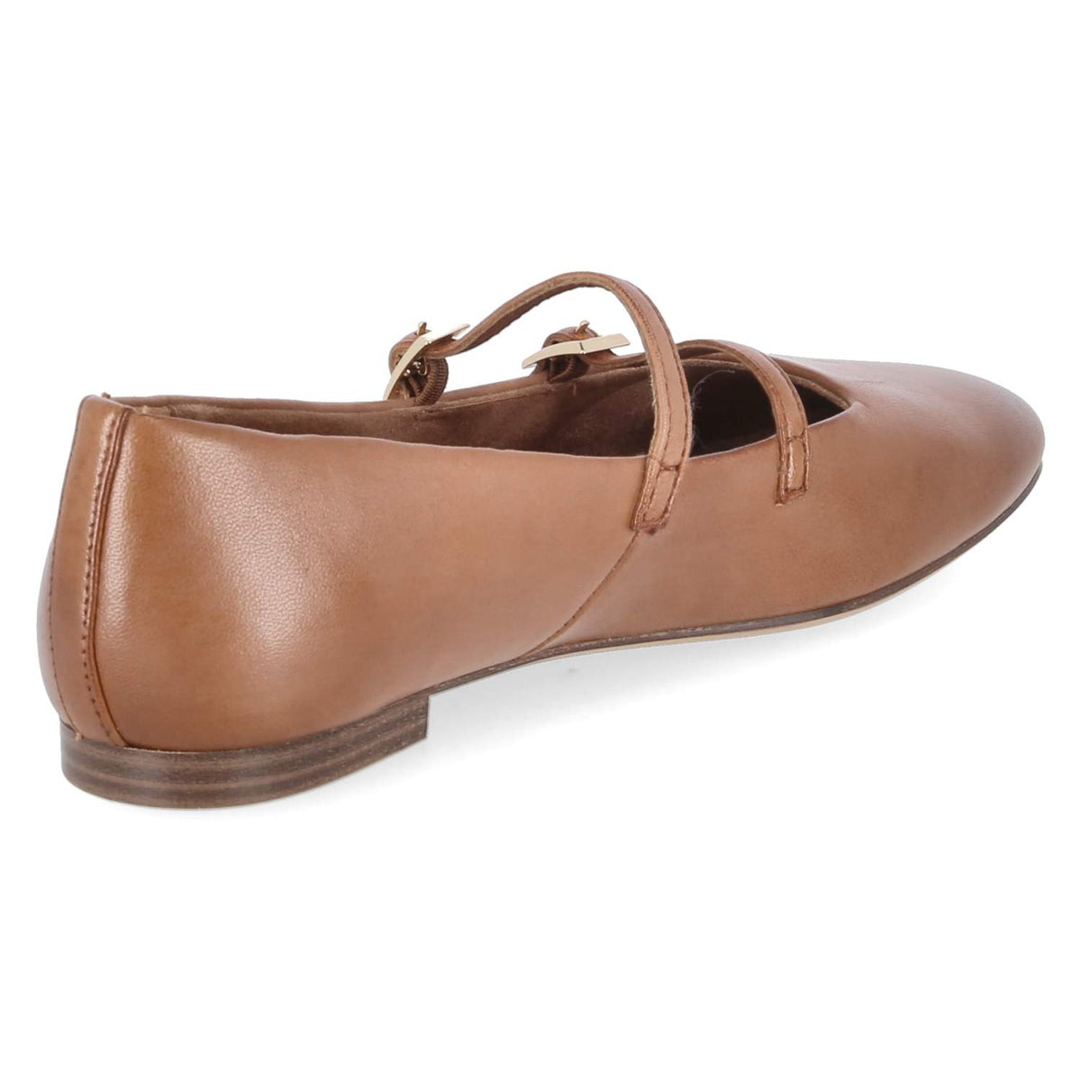 Spangenballerinas Braun