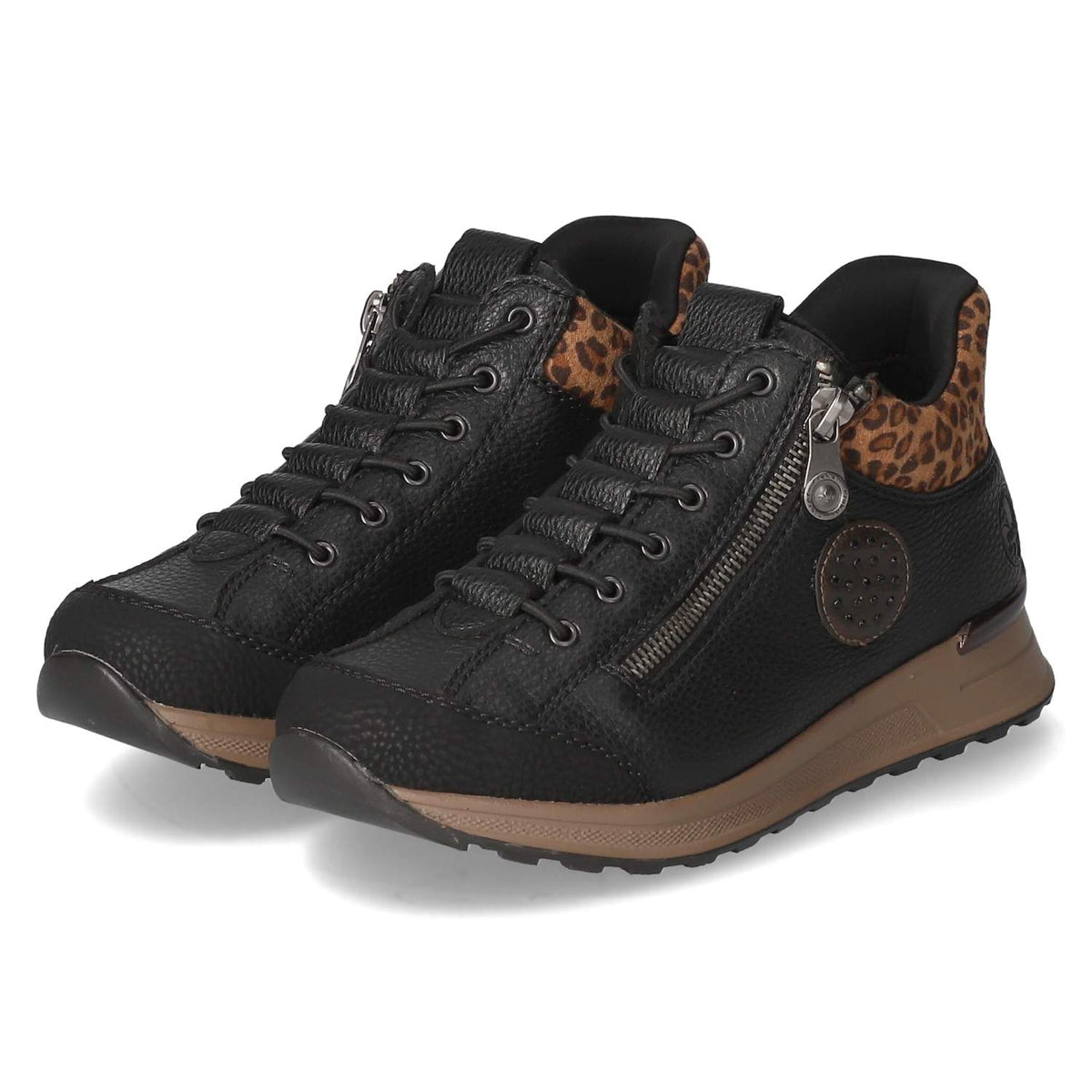 Schnürschuhe Schwarz