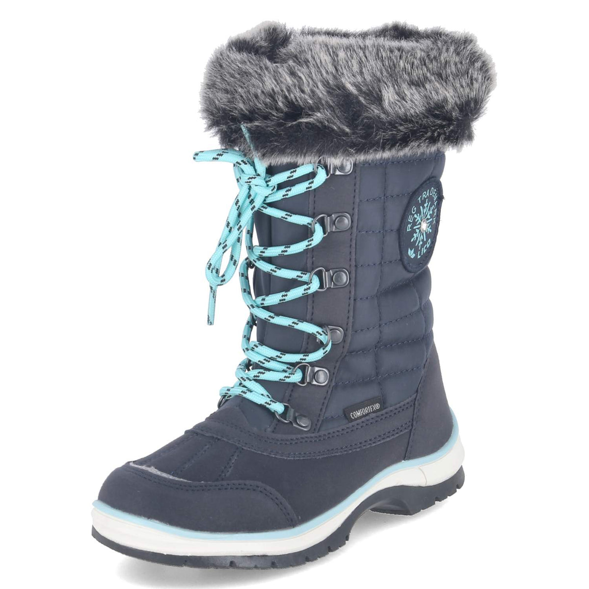 Snowboots Blau