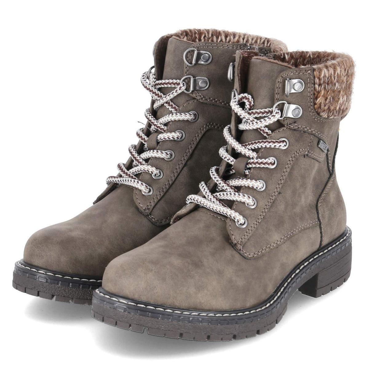 Schnürboots Taupe