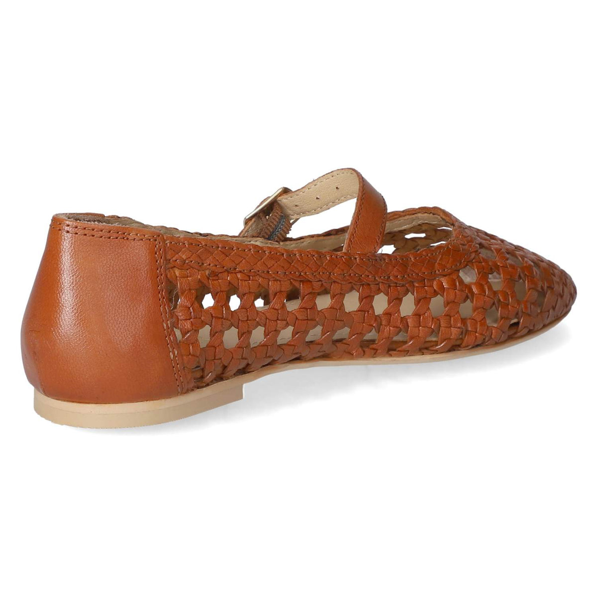 Spangenballerinas Braun