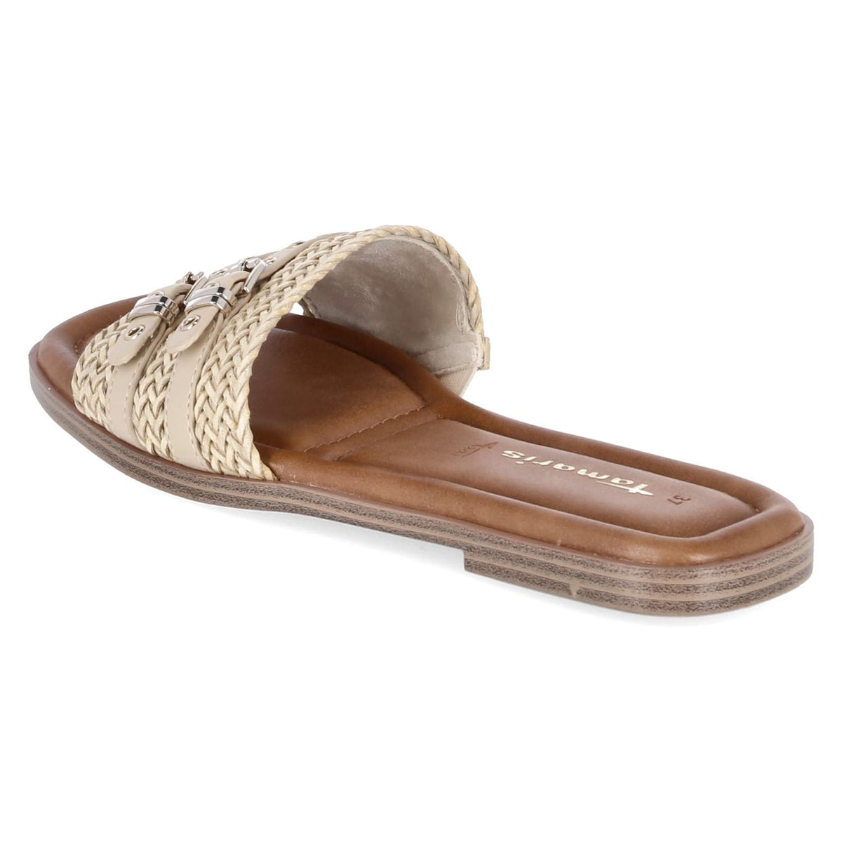 Pantoletten Beige