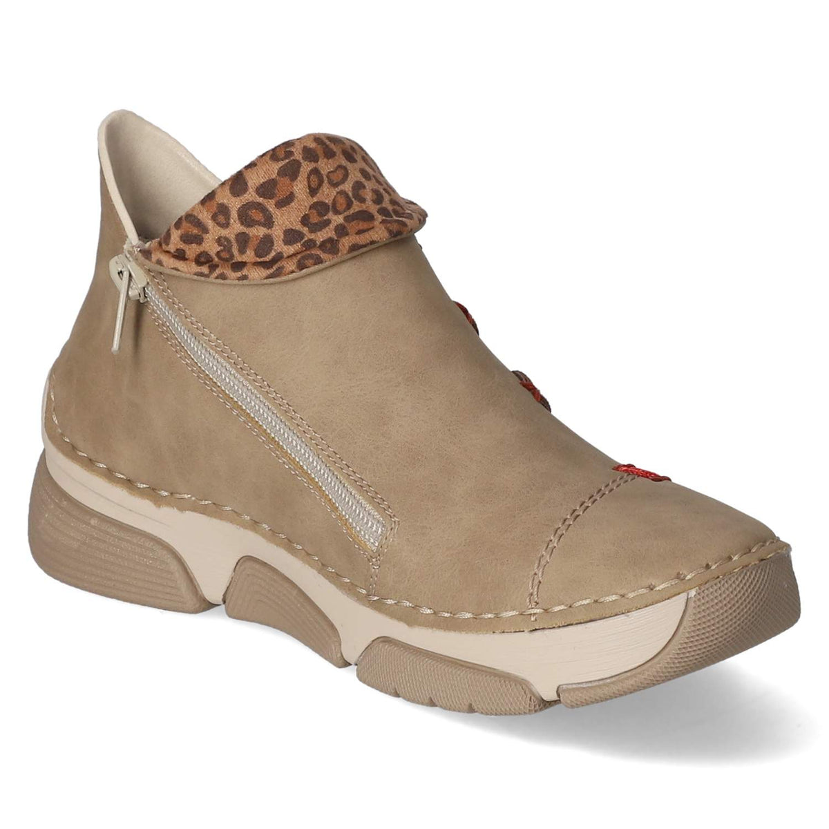 Stiefeletten Beige