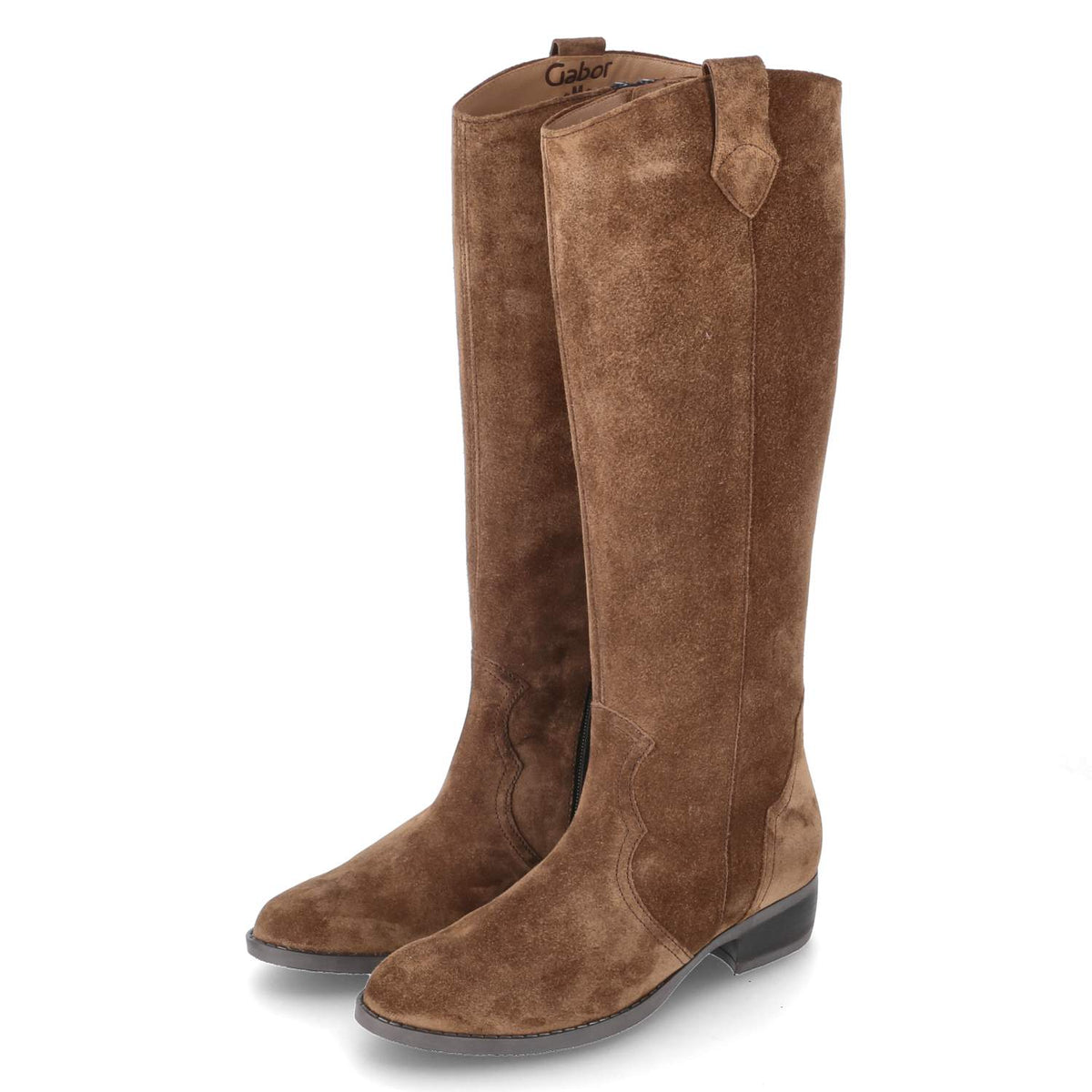 Schaftstiefel Braun