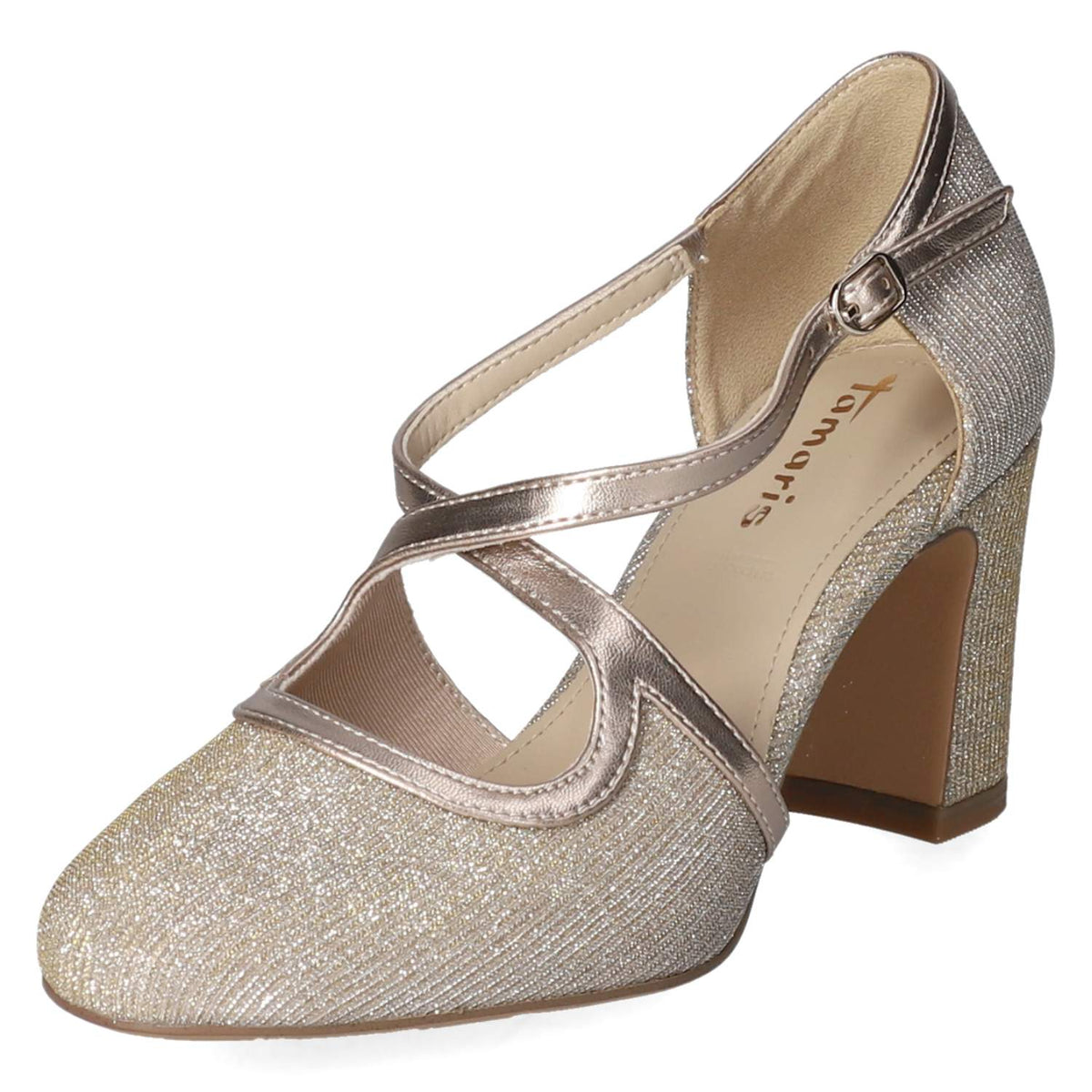 Spangenpumps Gold