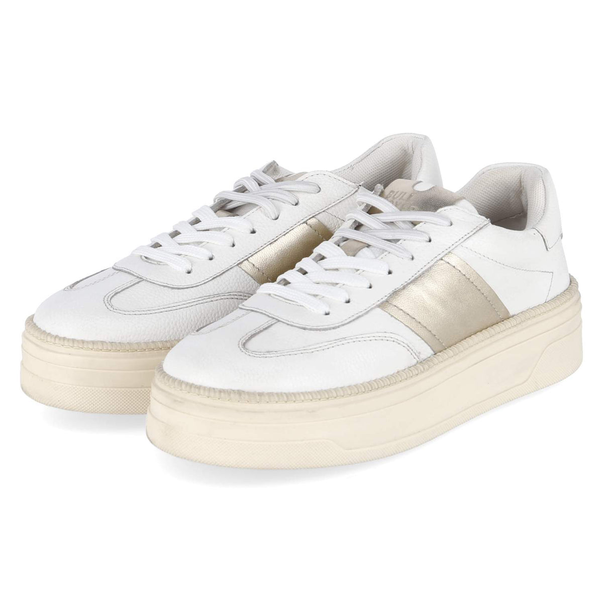 Plateau-Sneaker Weiß