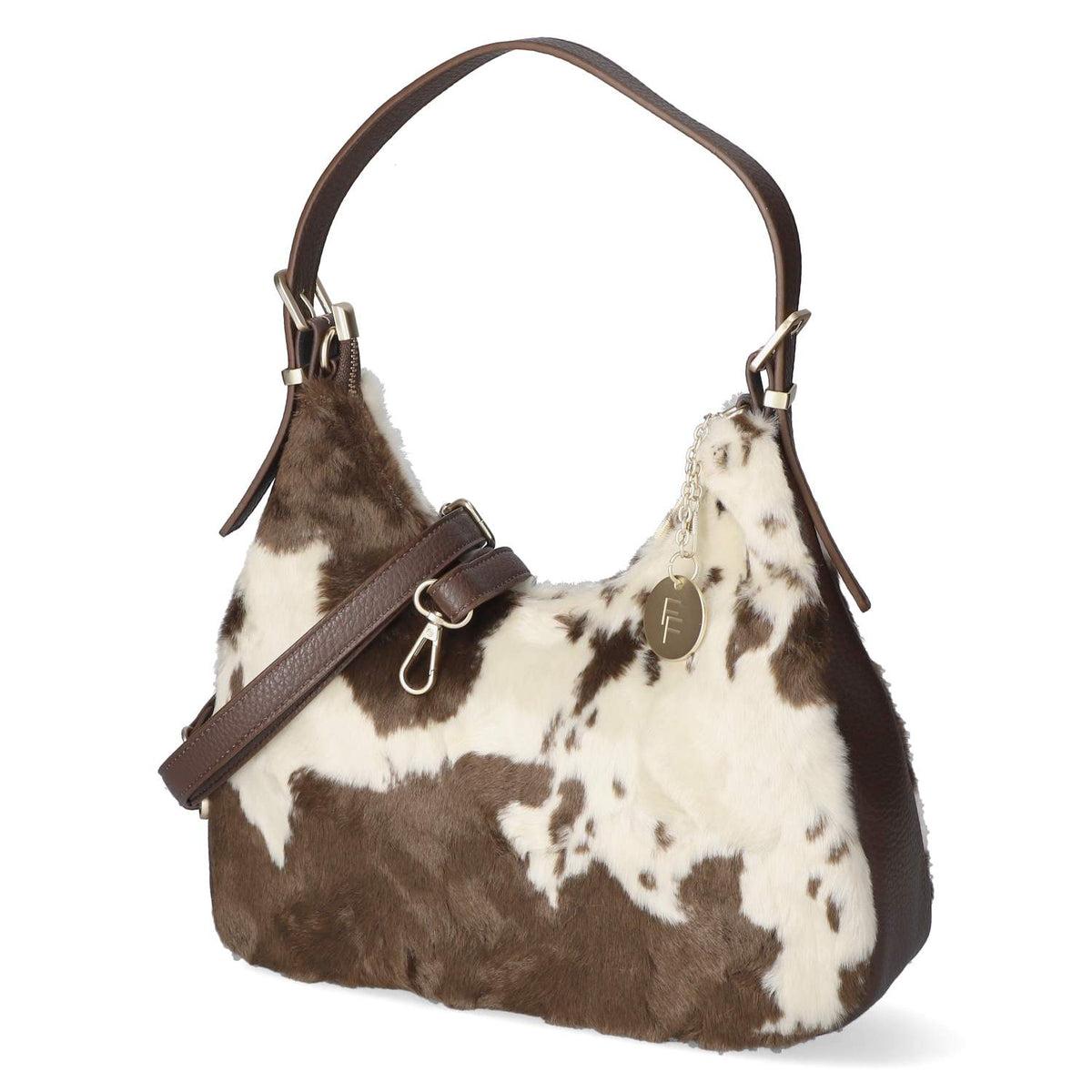 Schultertasche Braun