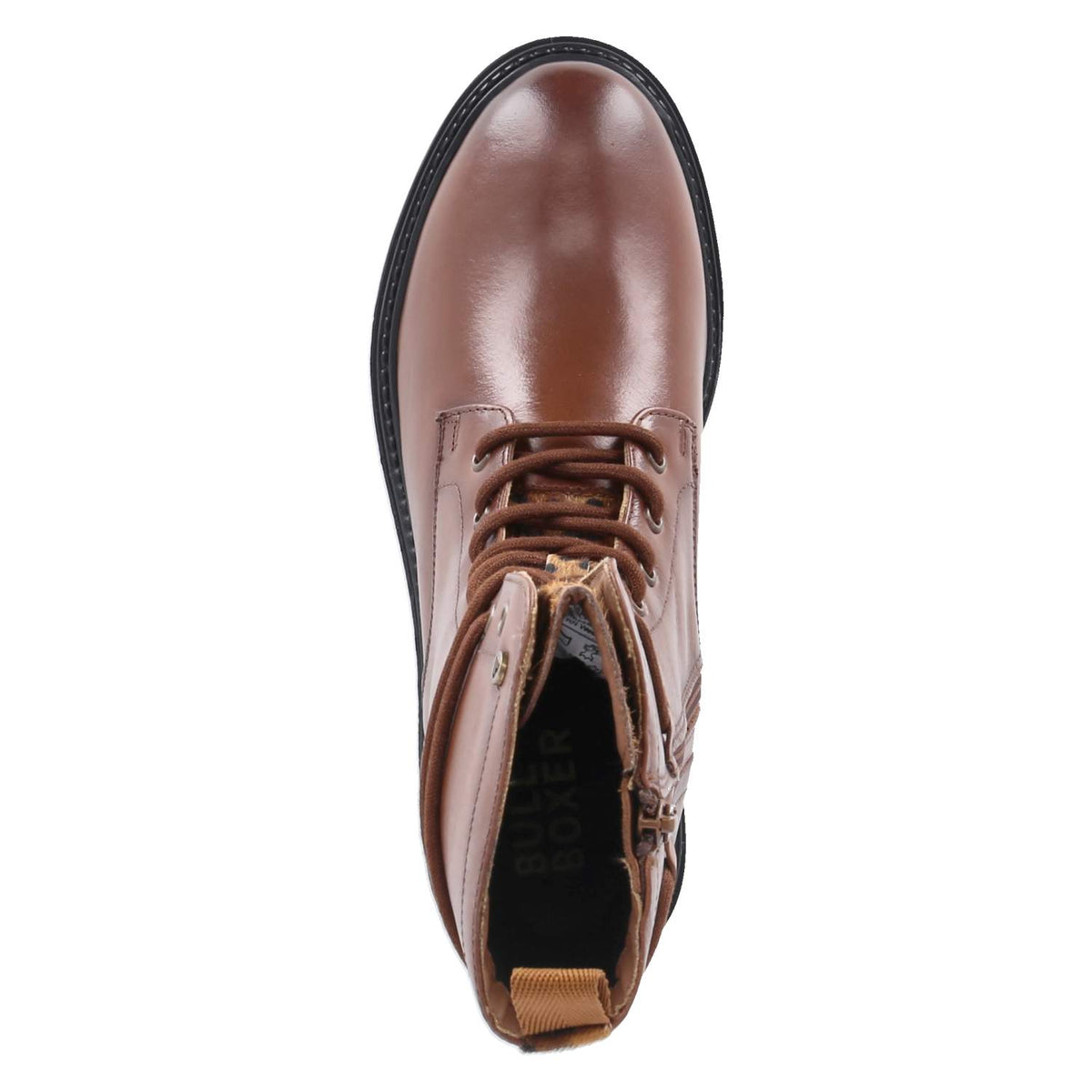 Schnürstiefel Braun