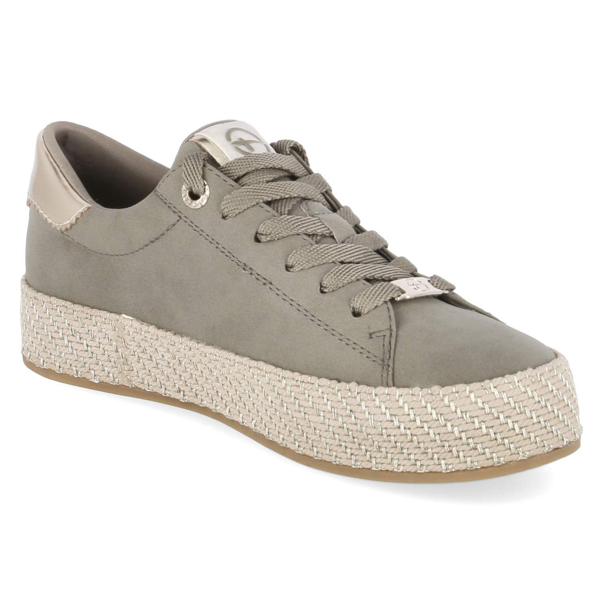 Espadrille-Sneaker Grün