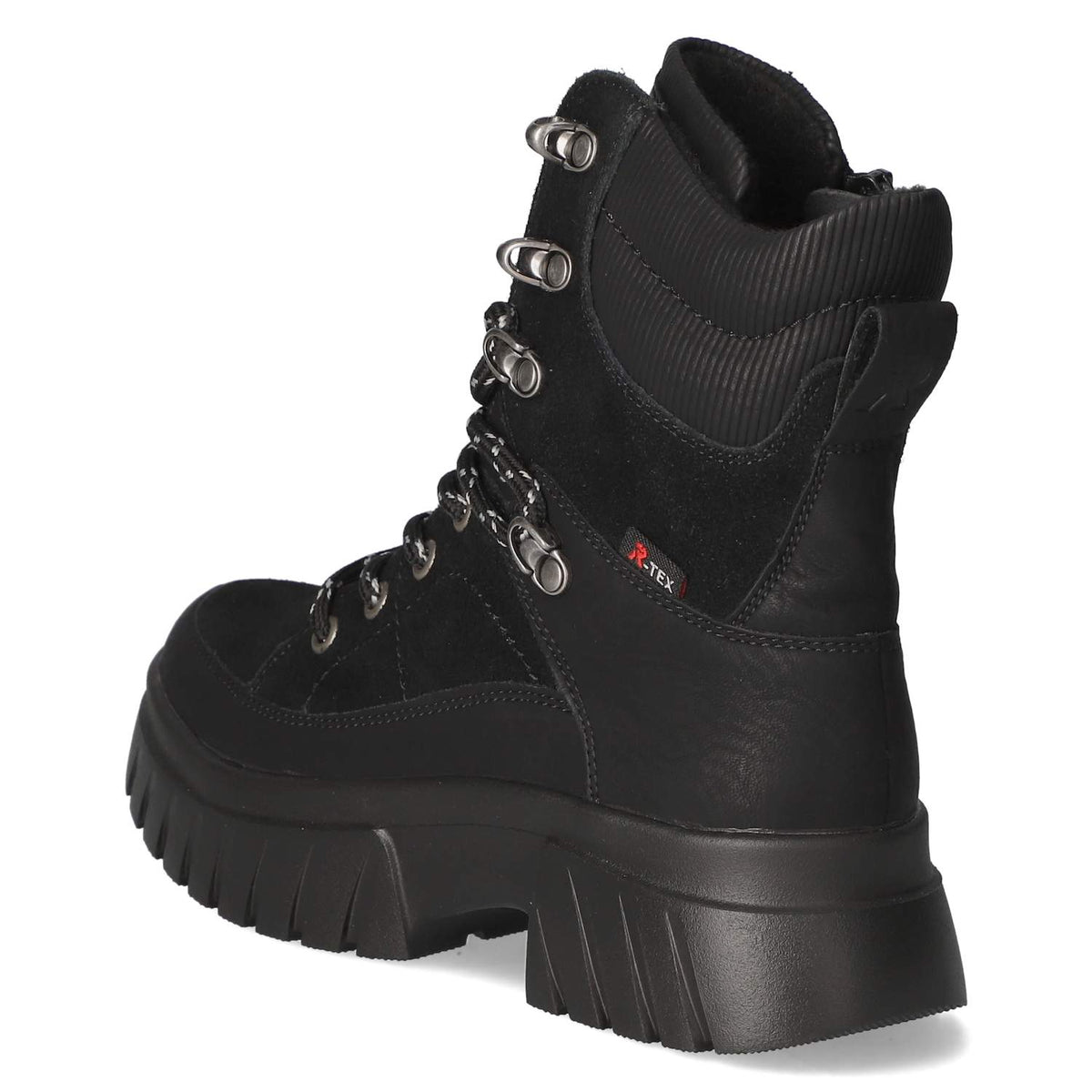 Schnürboots Schwarz