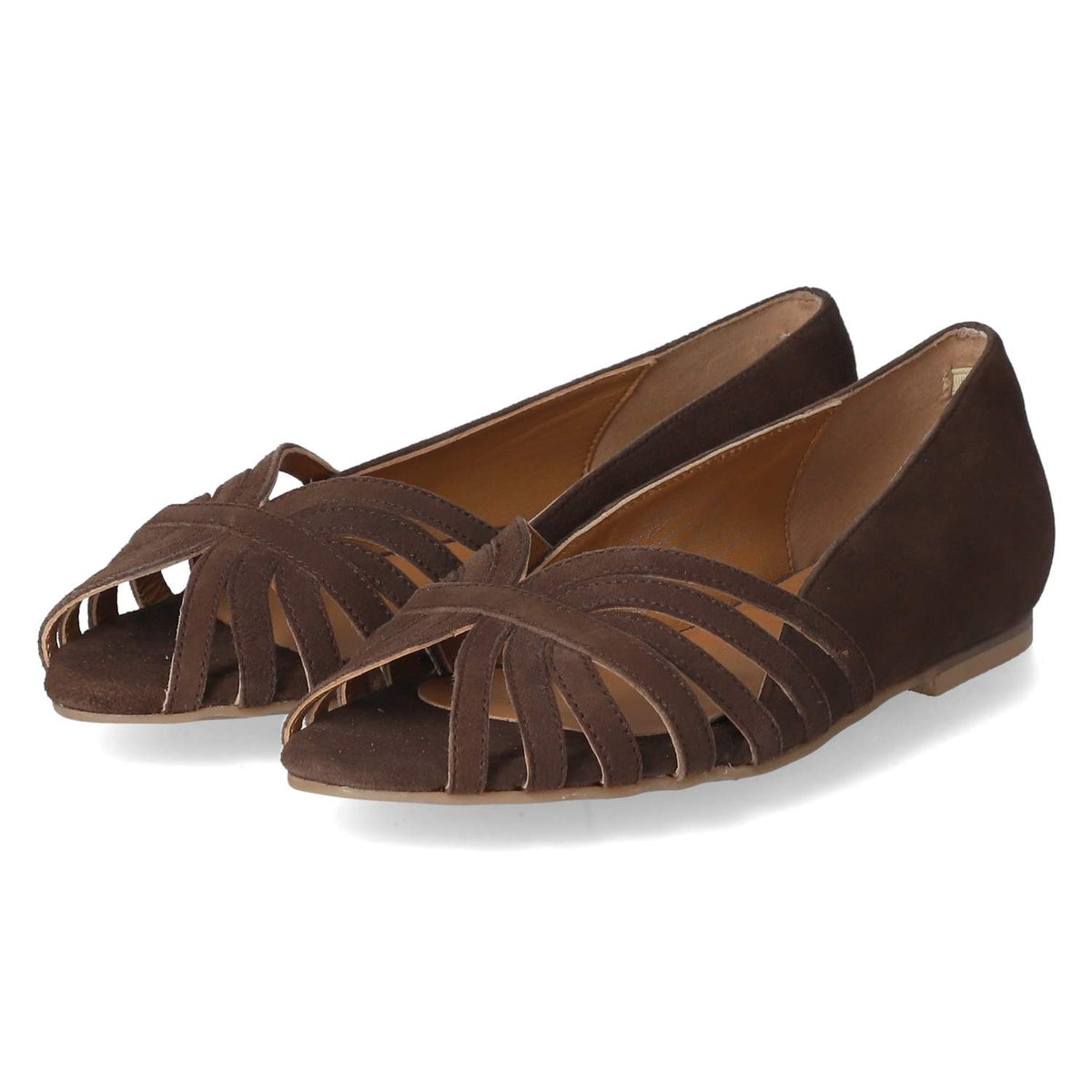 Ballerinas PASSIONATE SUEDE Braun