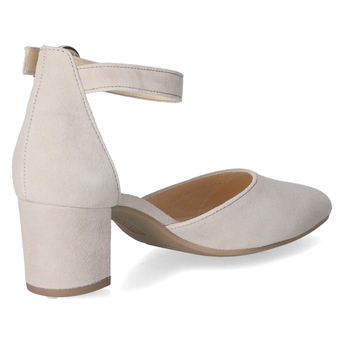 Riemchenpumps Beige