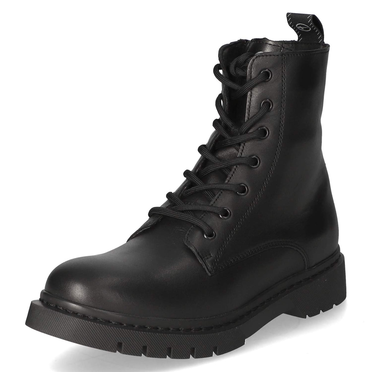 Schnürstiefeletten Schwarz