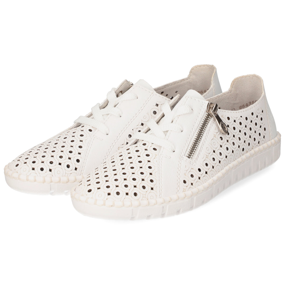 Halbschuhe Weiß
