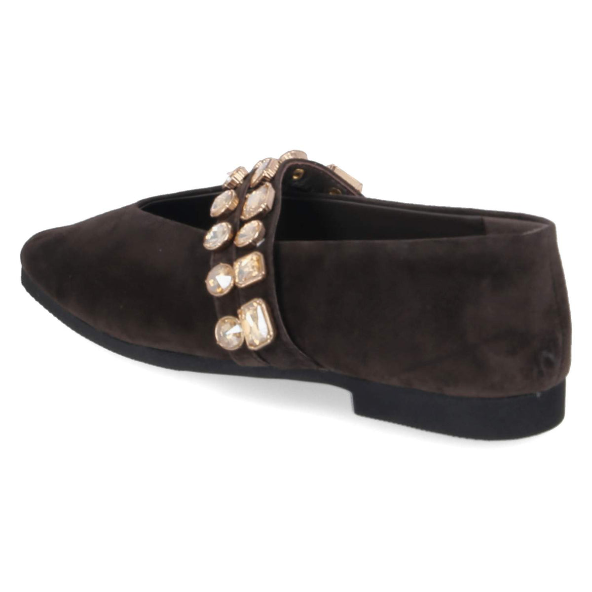 Spangenballerinas Braun