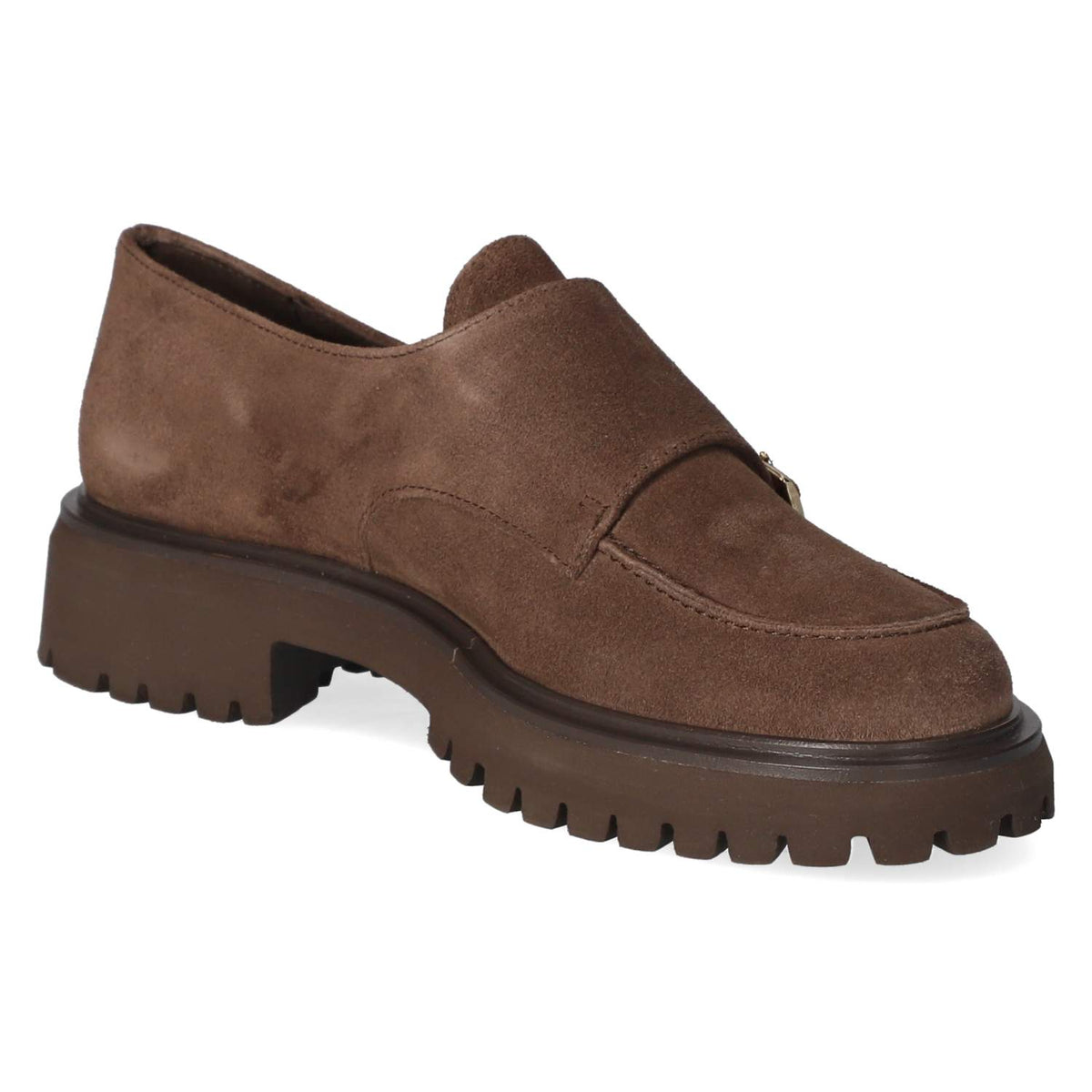 Schnallenschuhe Braun