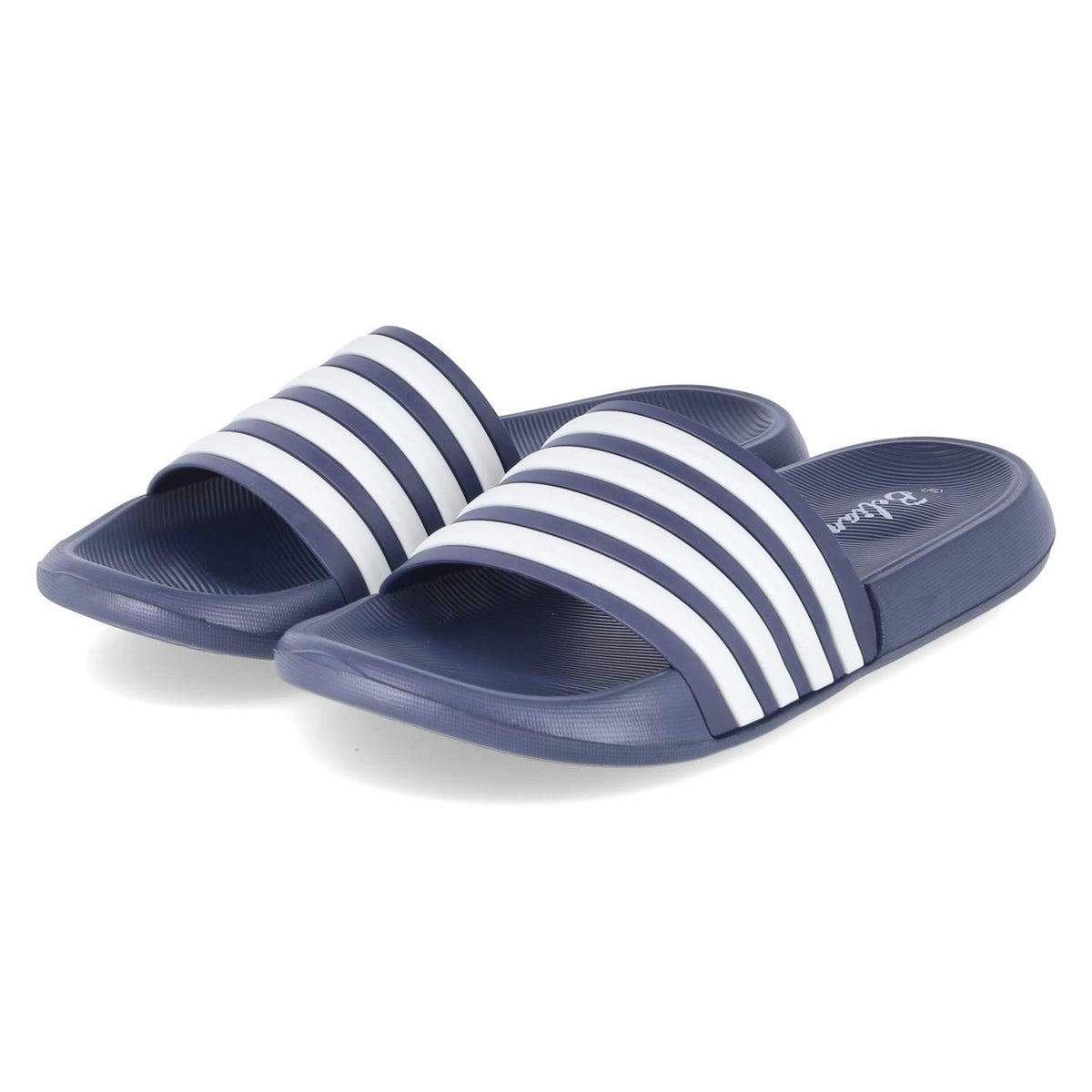 Badepantoletten Blau
