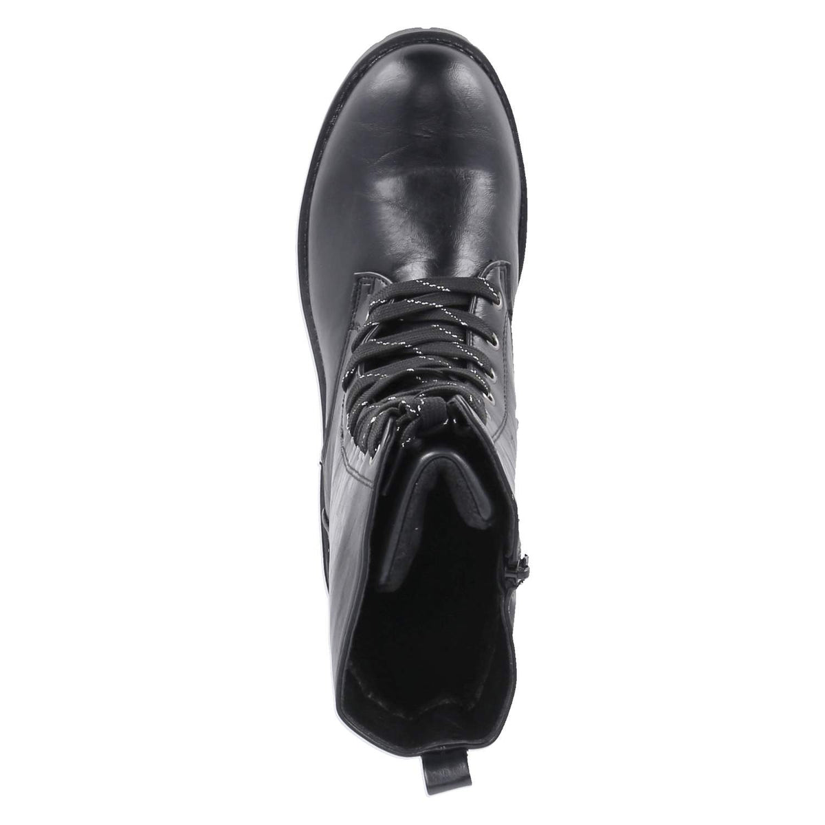 Schnürstiefeletten Schwarz