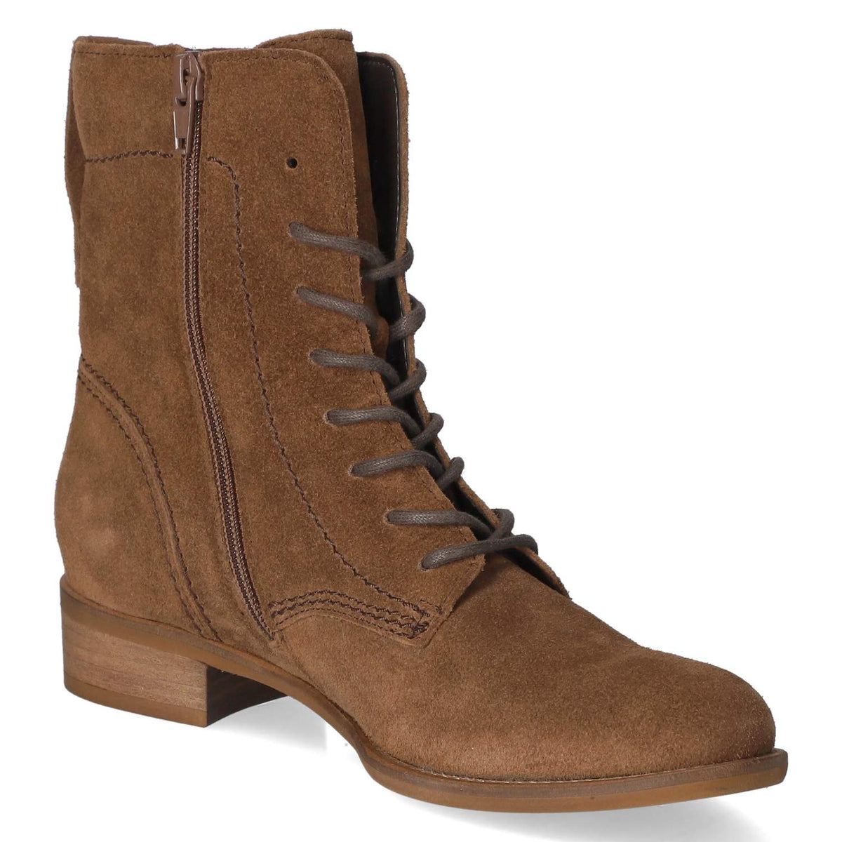 Schnürstiefeletten Braun