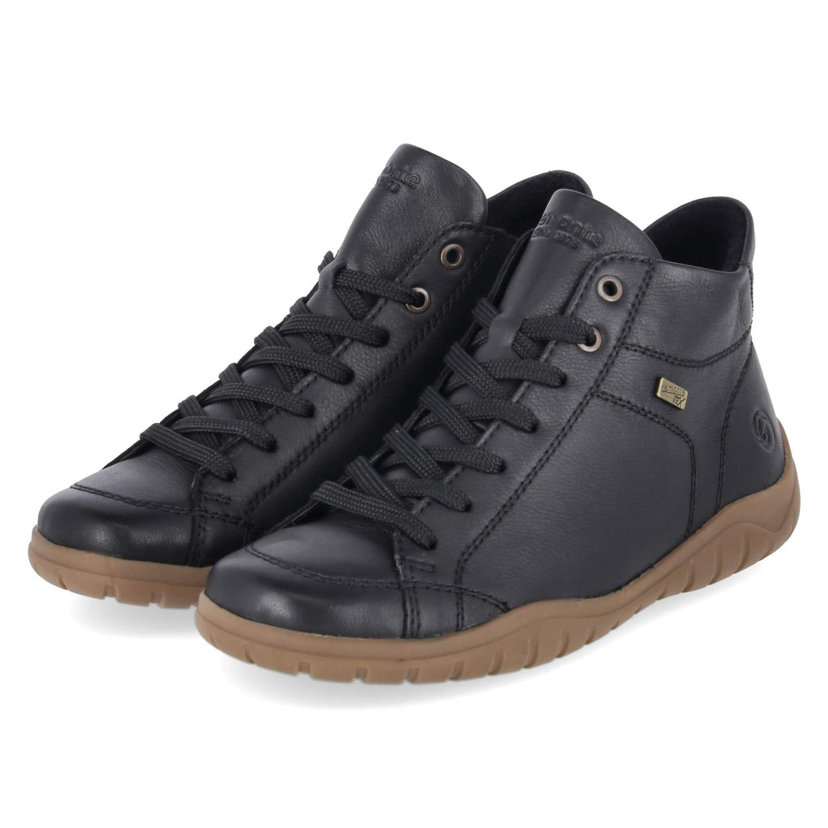 Schnürstiefeletten Schwarz