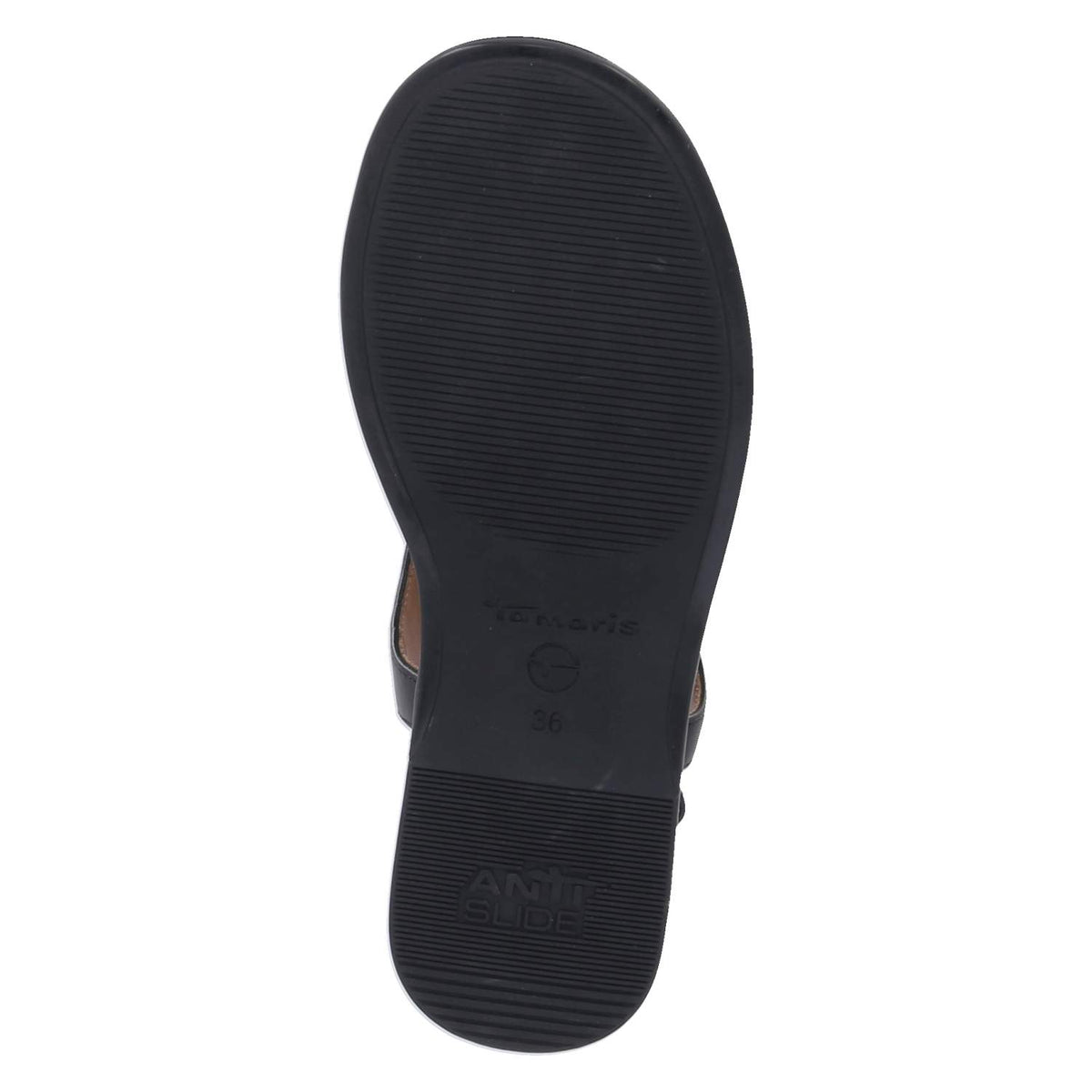 Zehentrenner-Sandalen Schwarz