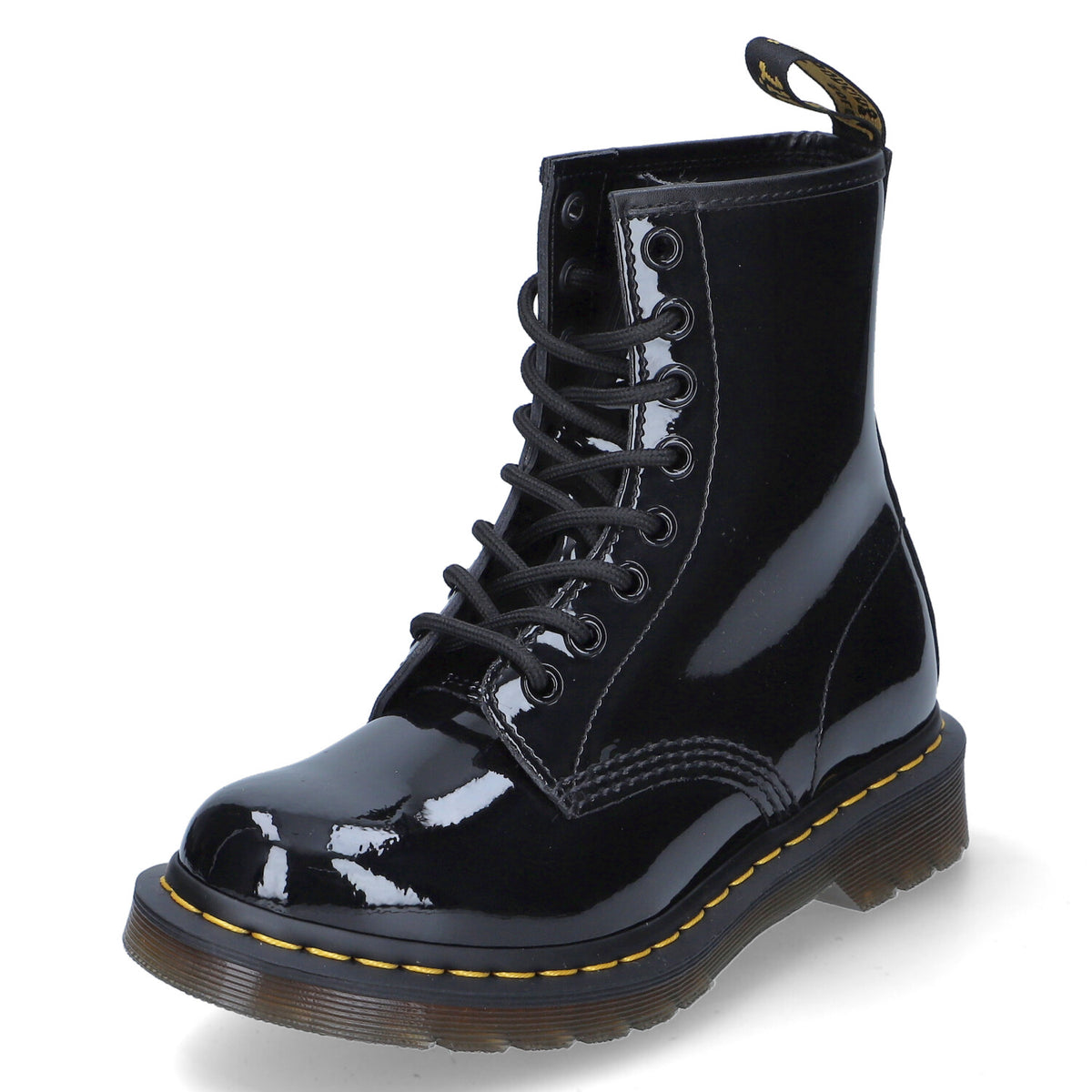 Schnürstiefeletten 1460 W Schwarz