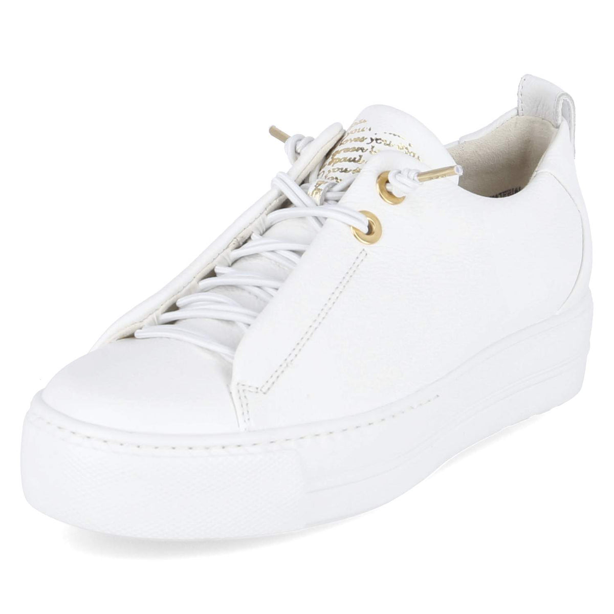 Plateau-Sneaker Weiß