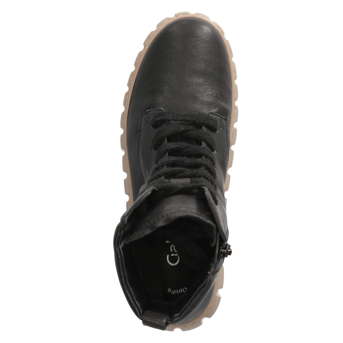 Schnürstiefeletten Schwarz