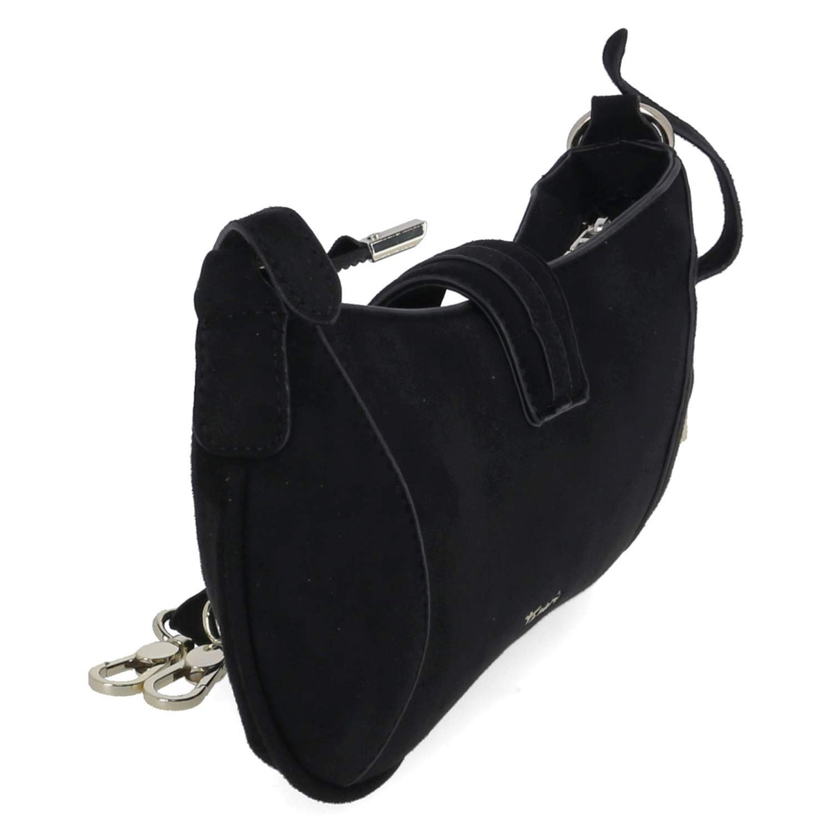 Schultertasche MARINA SUEDE Schwarz