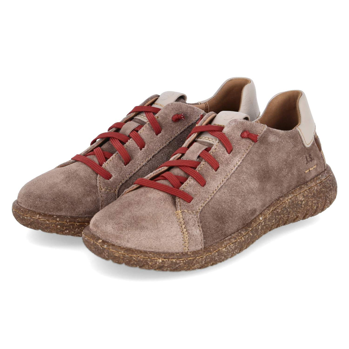 Halbschuhe Taupe