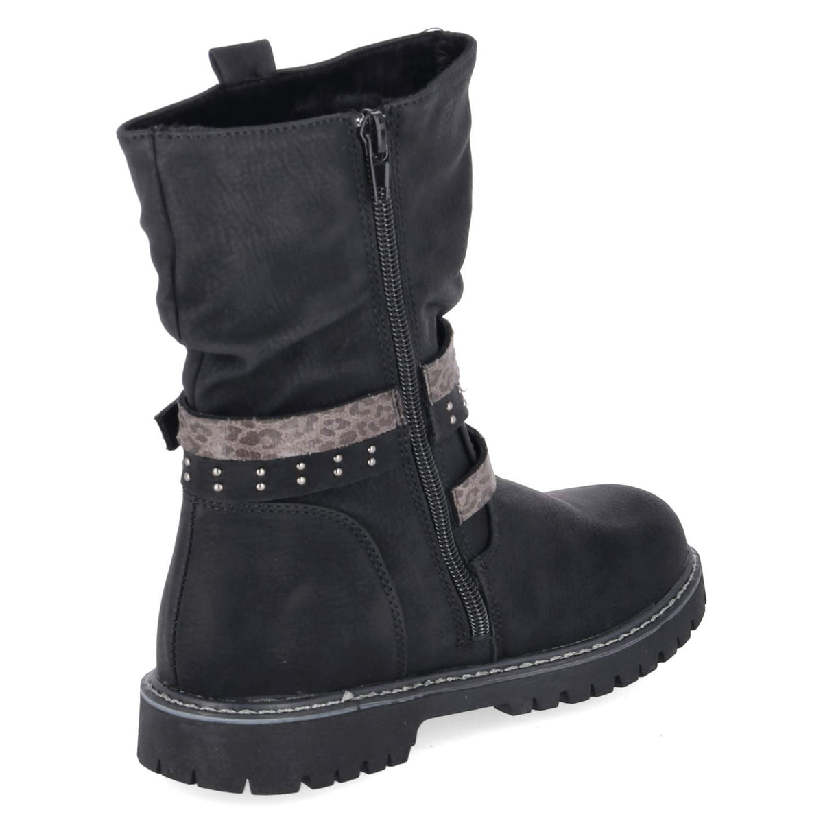 Winterstiefelette Schwarz