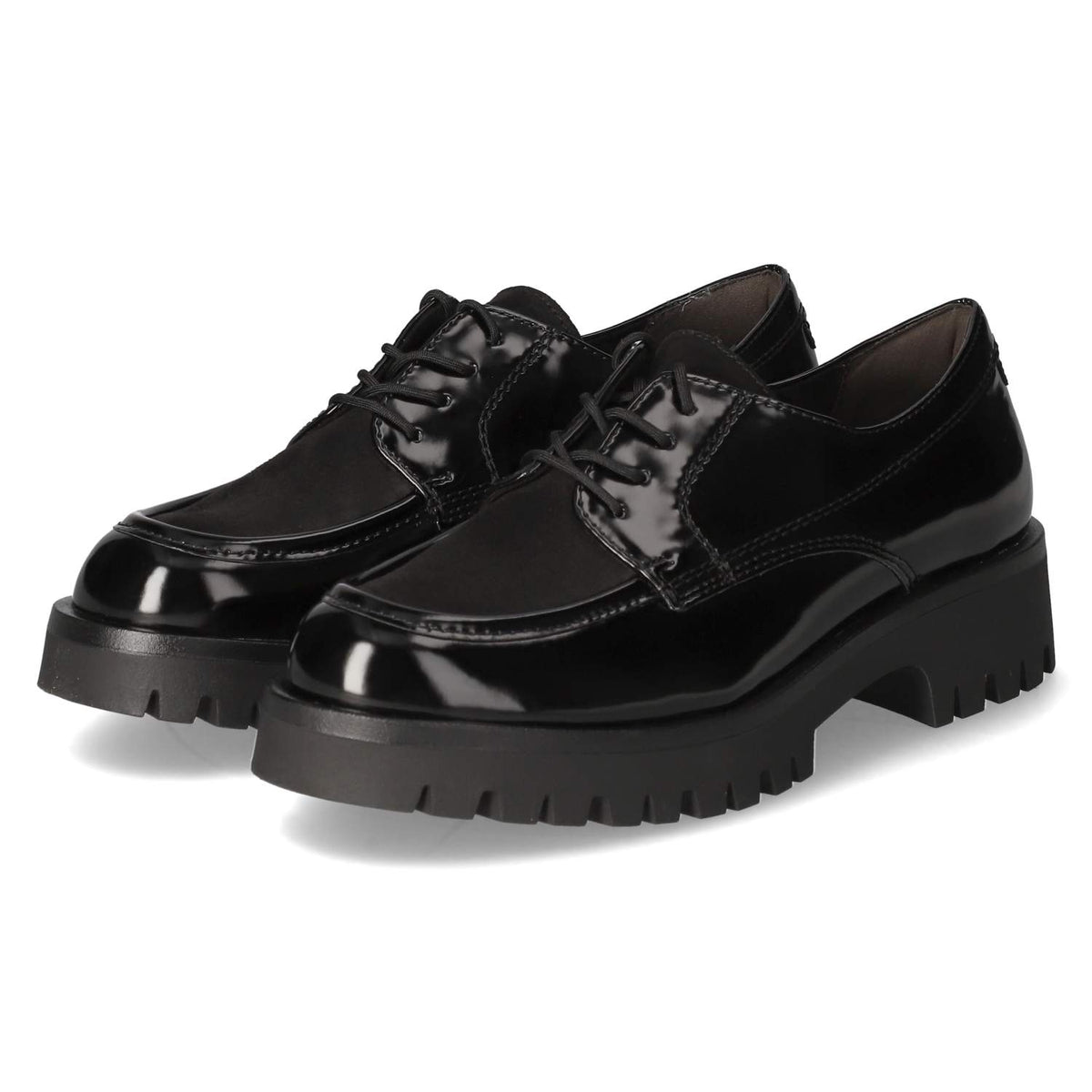 Schnürschuhe Schwarz