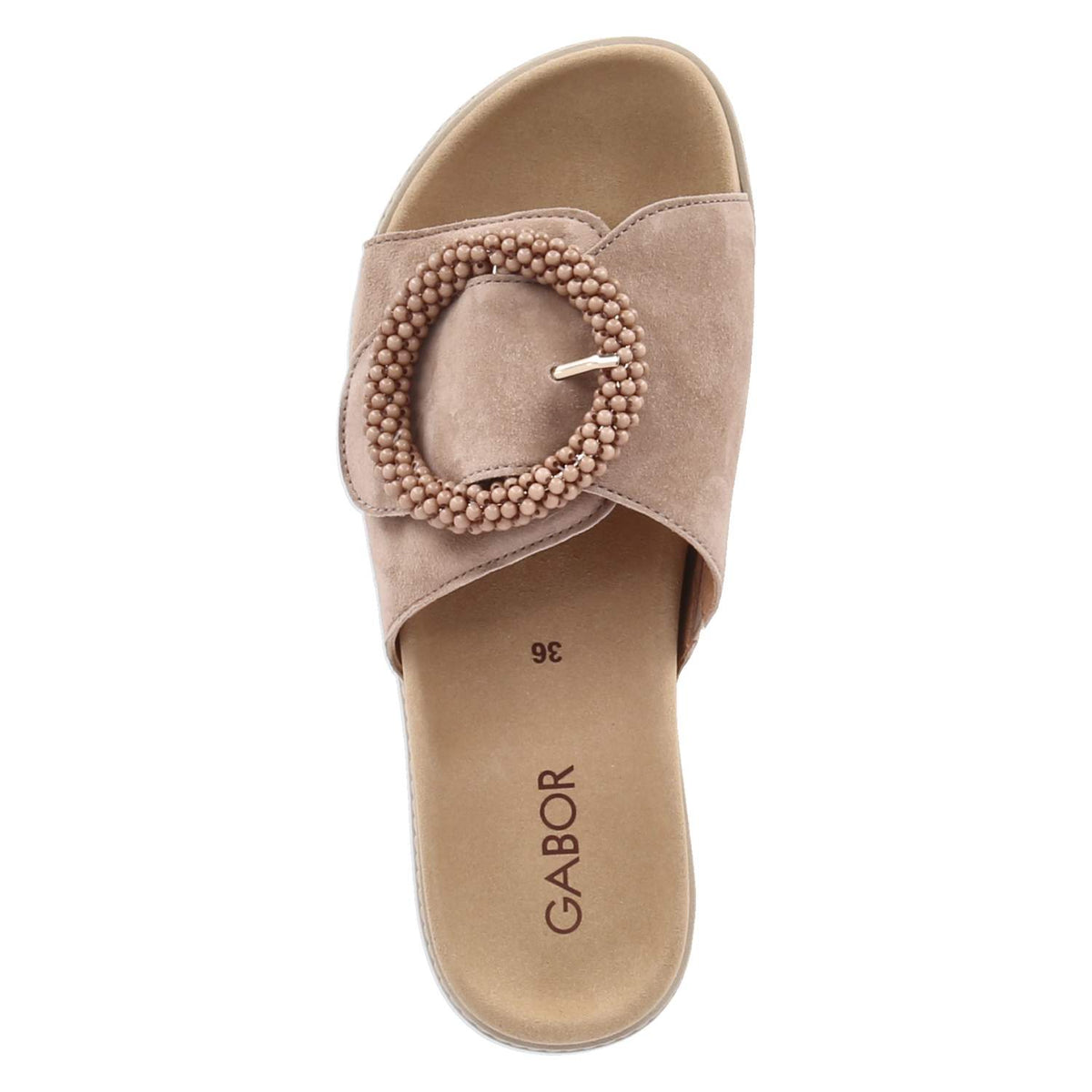 Pantoletten Beige