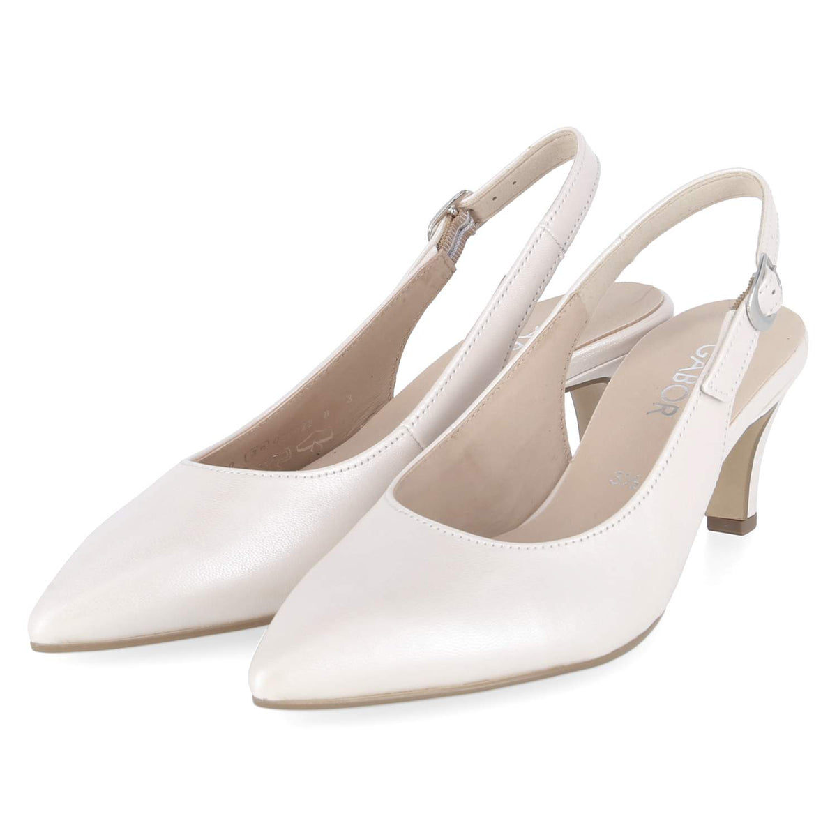 Slingpumps Weiß