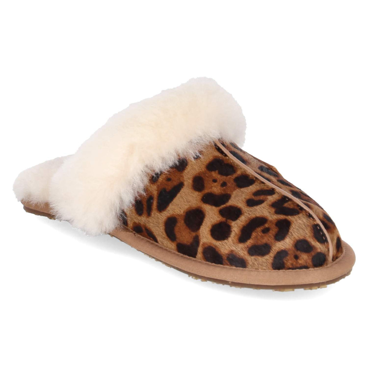 Pantoffeln - Closed Mules Braun