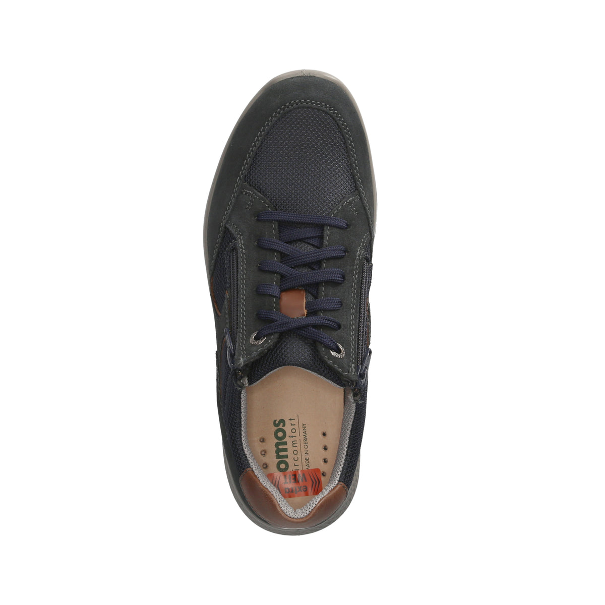 Halbschuhe Blau