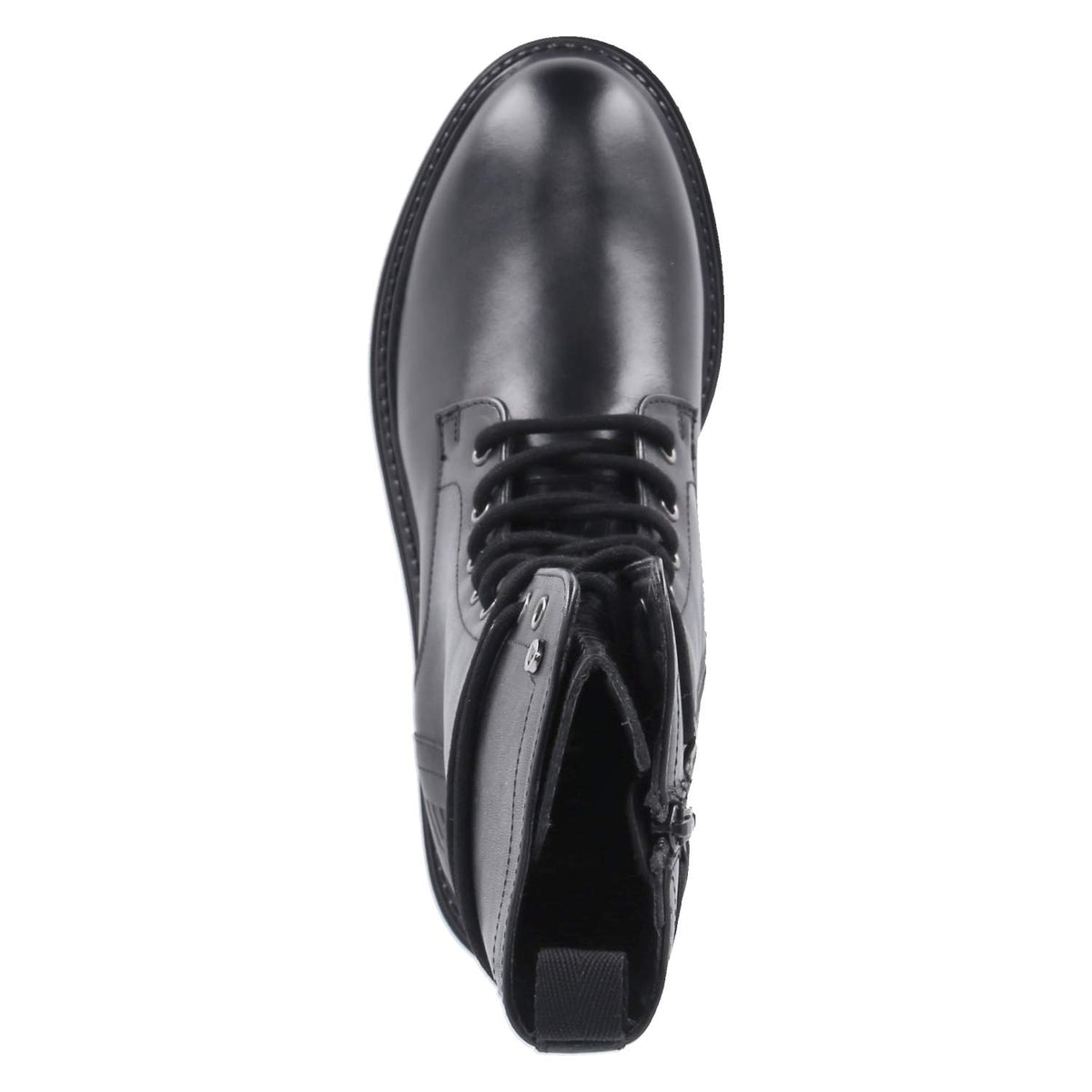 Schnürstiefel Schwarz
