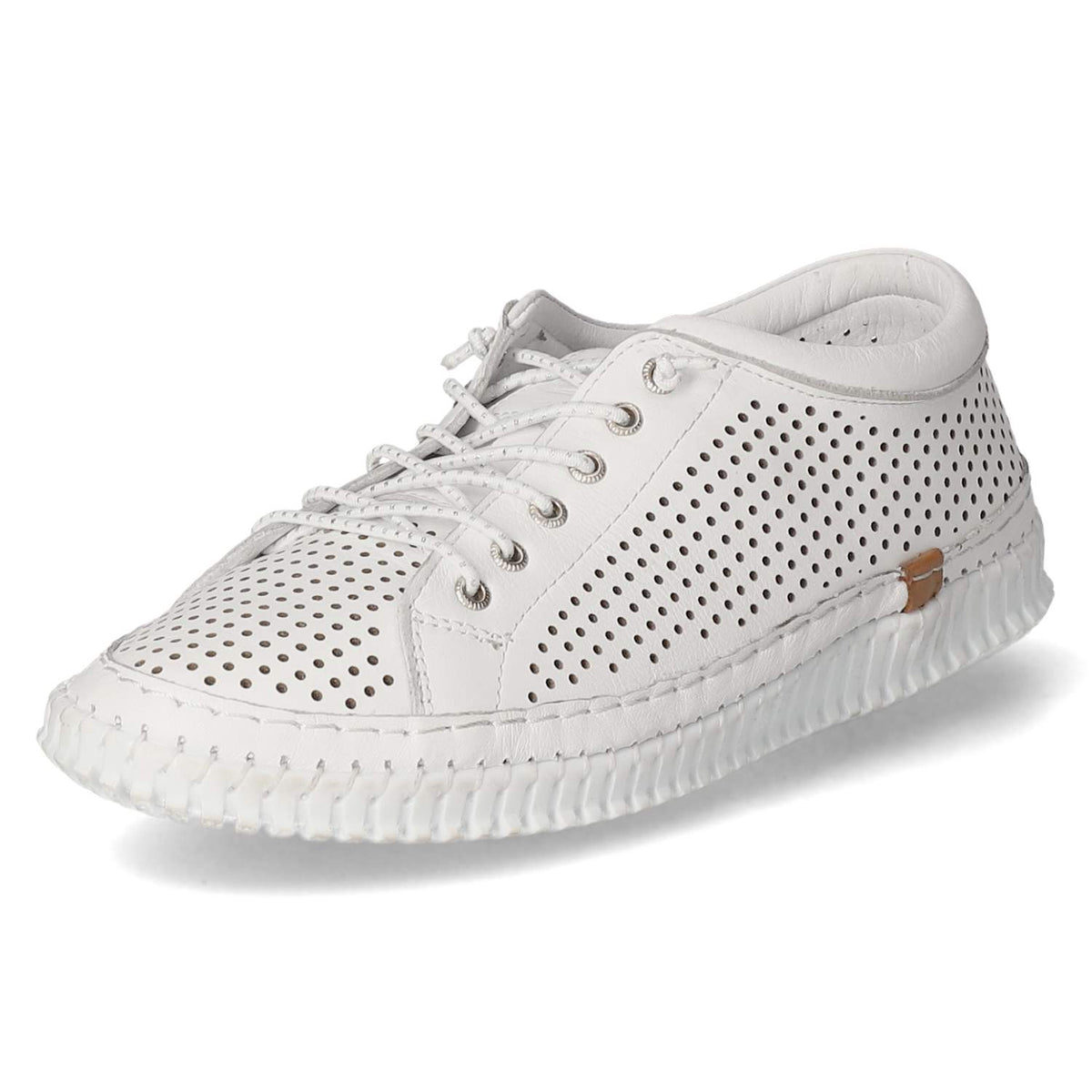 Halbschuhe Weiß