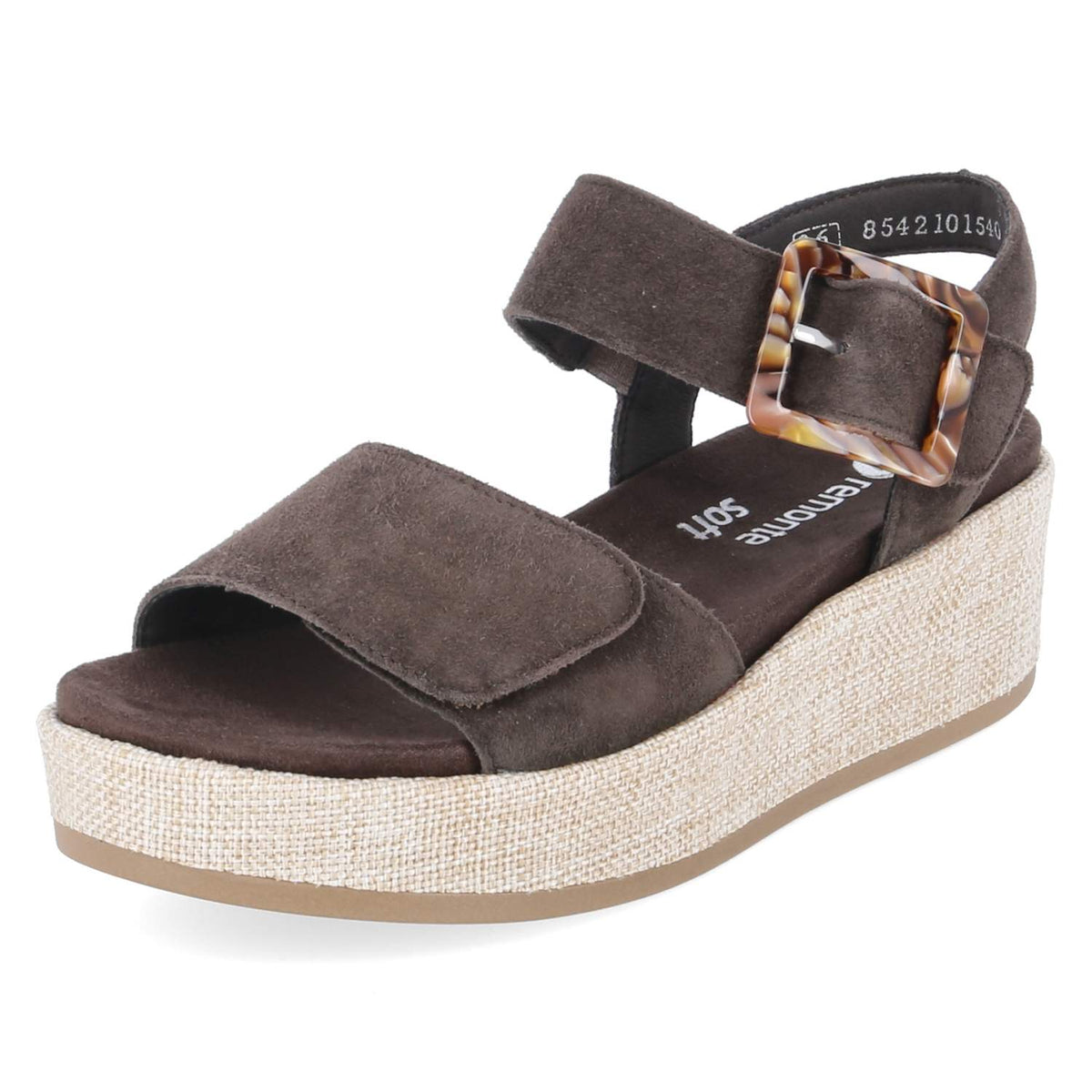 Plateau-Sandalen Braun