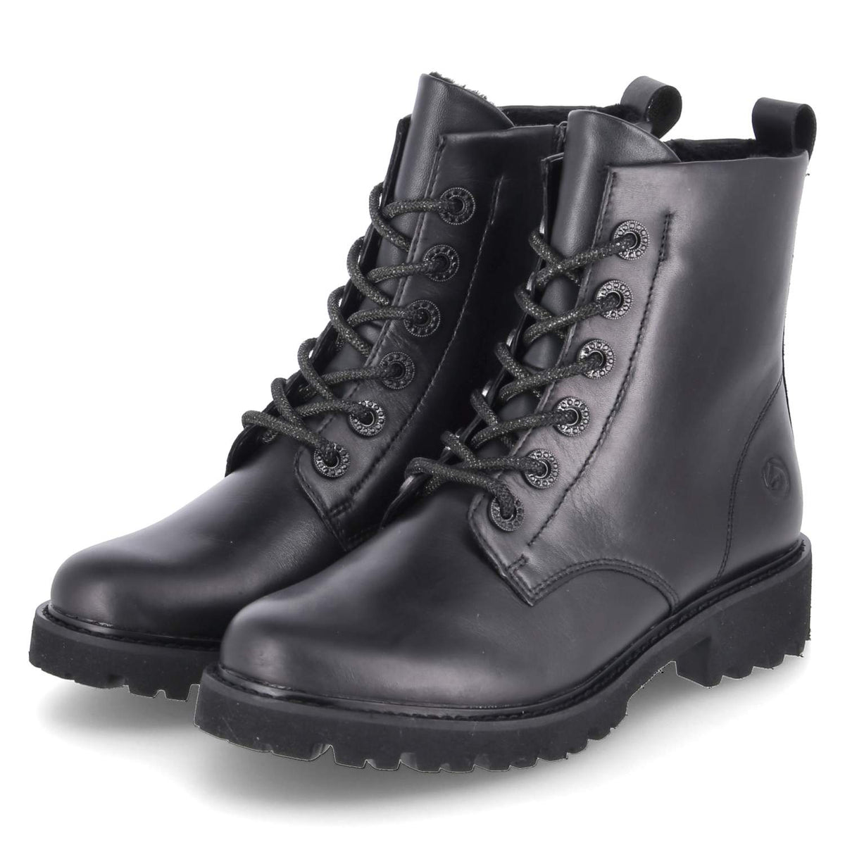 Schnürboots Schwarz