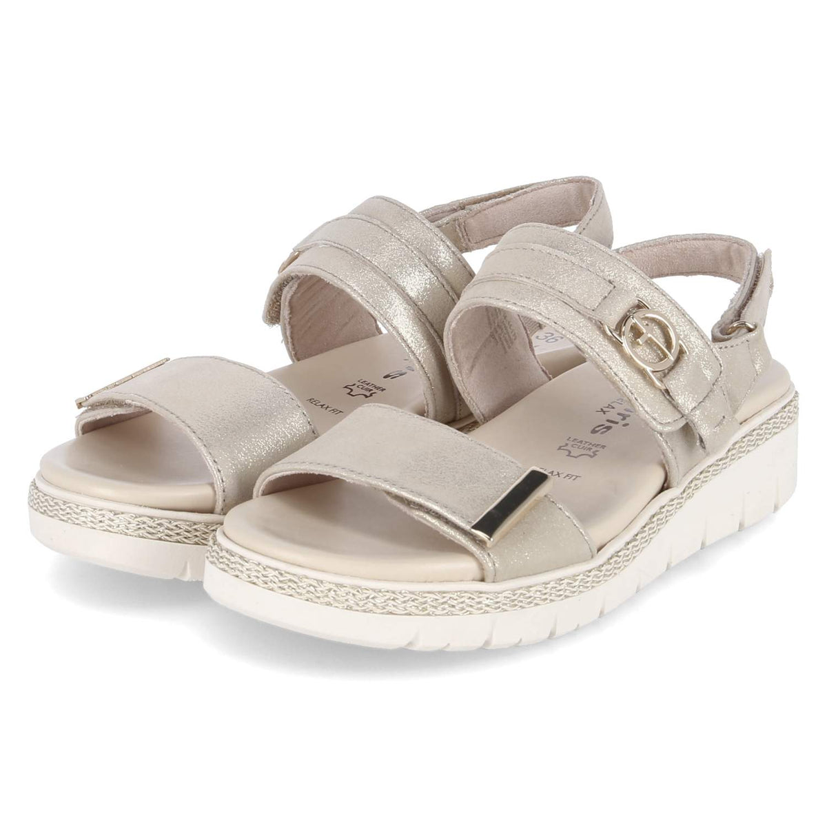 Sandalen Beige