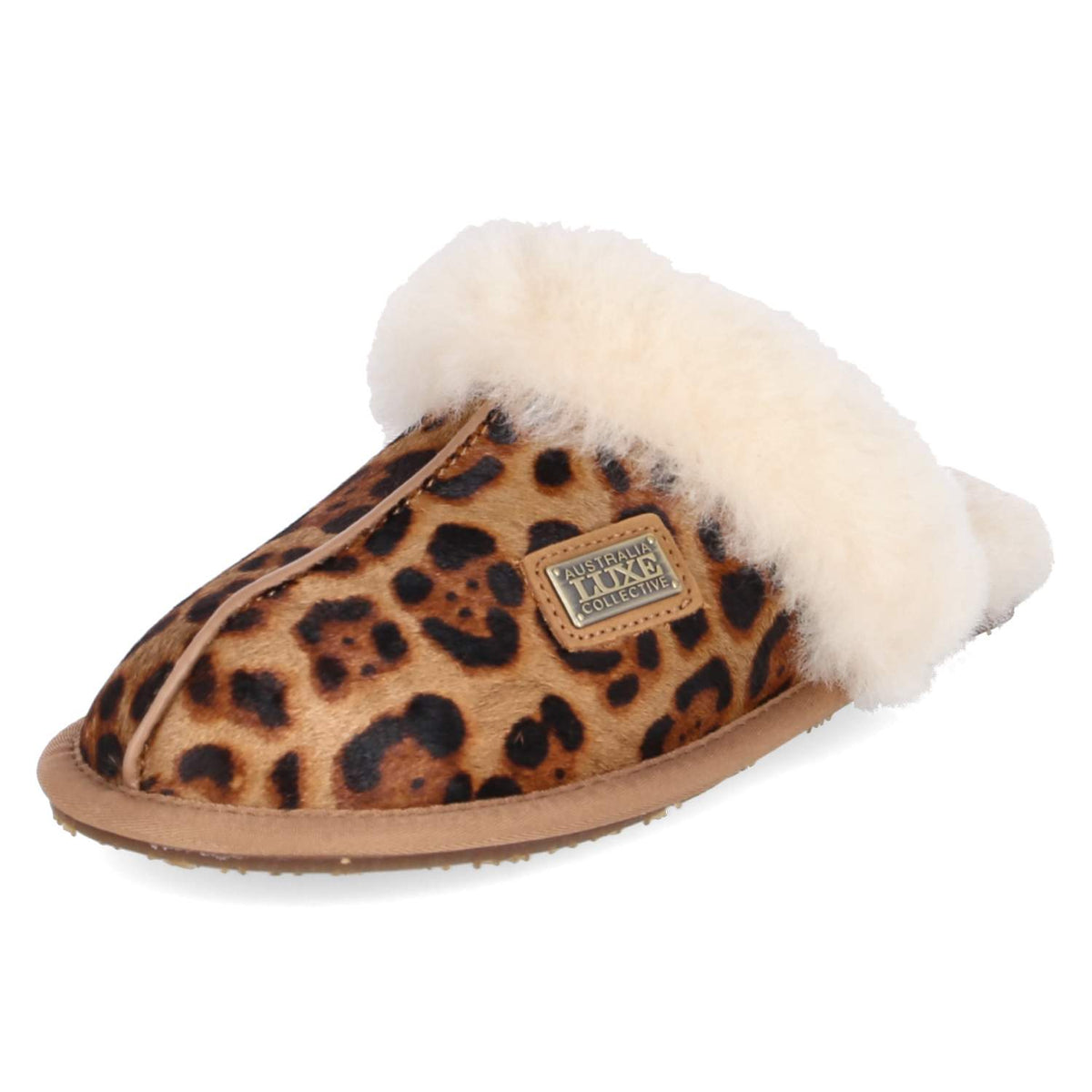 Pantoffeln - Closed Mules Braun