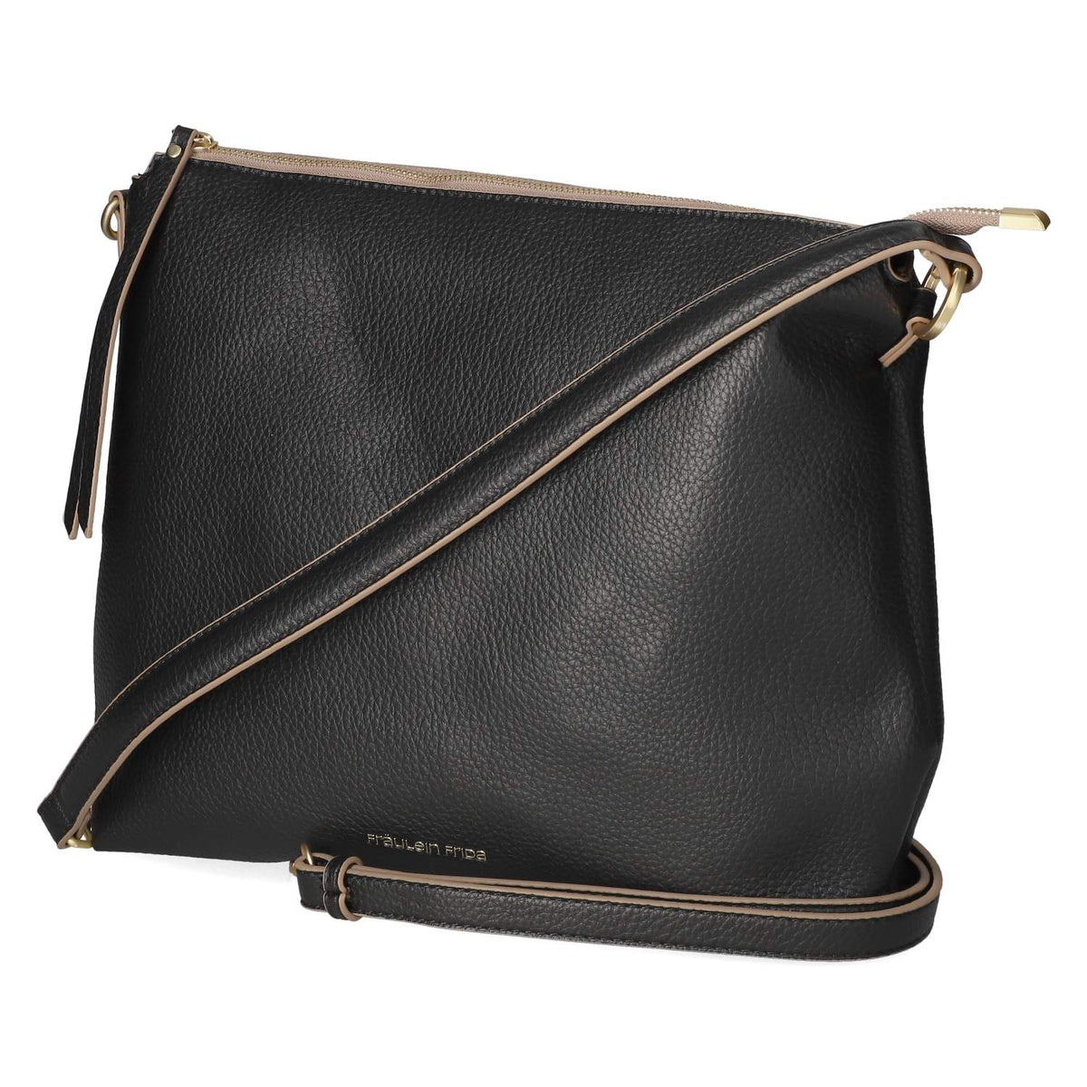 Schultertasche Schwarz