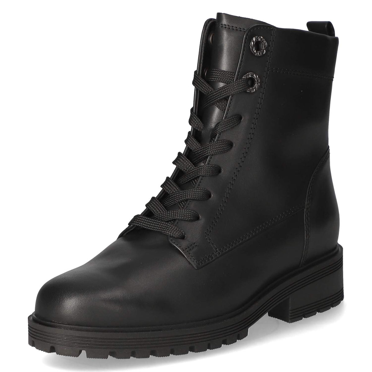Schnürstiefeletten Schwarz