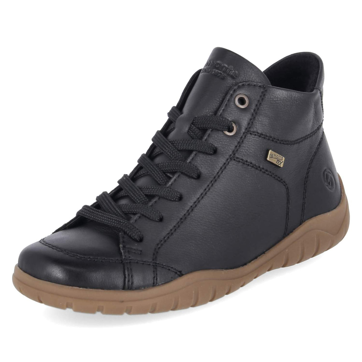 Schnürstiefeletten Schwarz