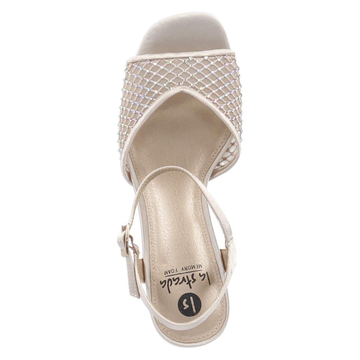 Sandaletten Beige
