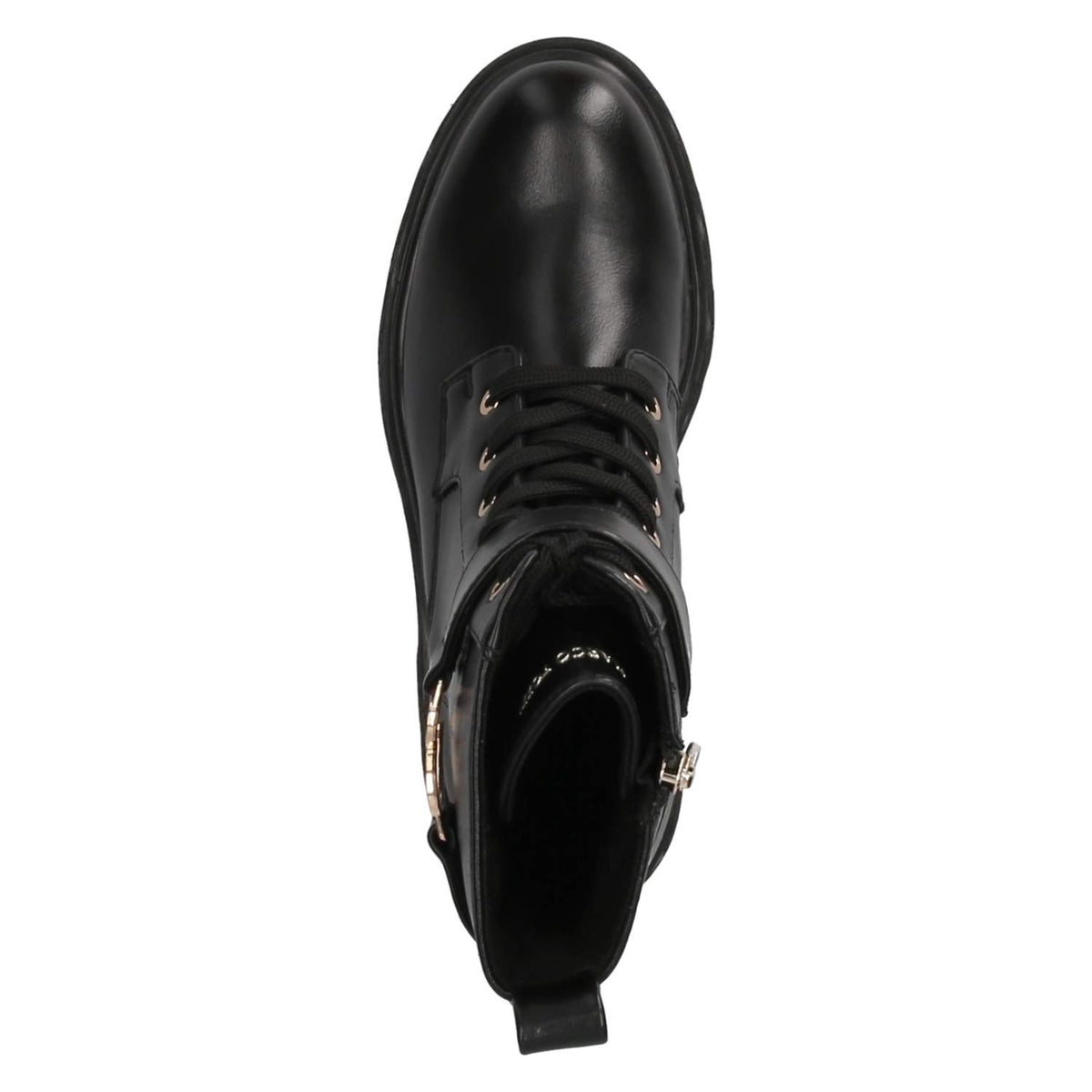 Schnürstiefeletten Schwarz