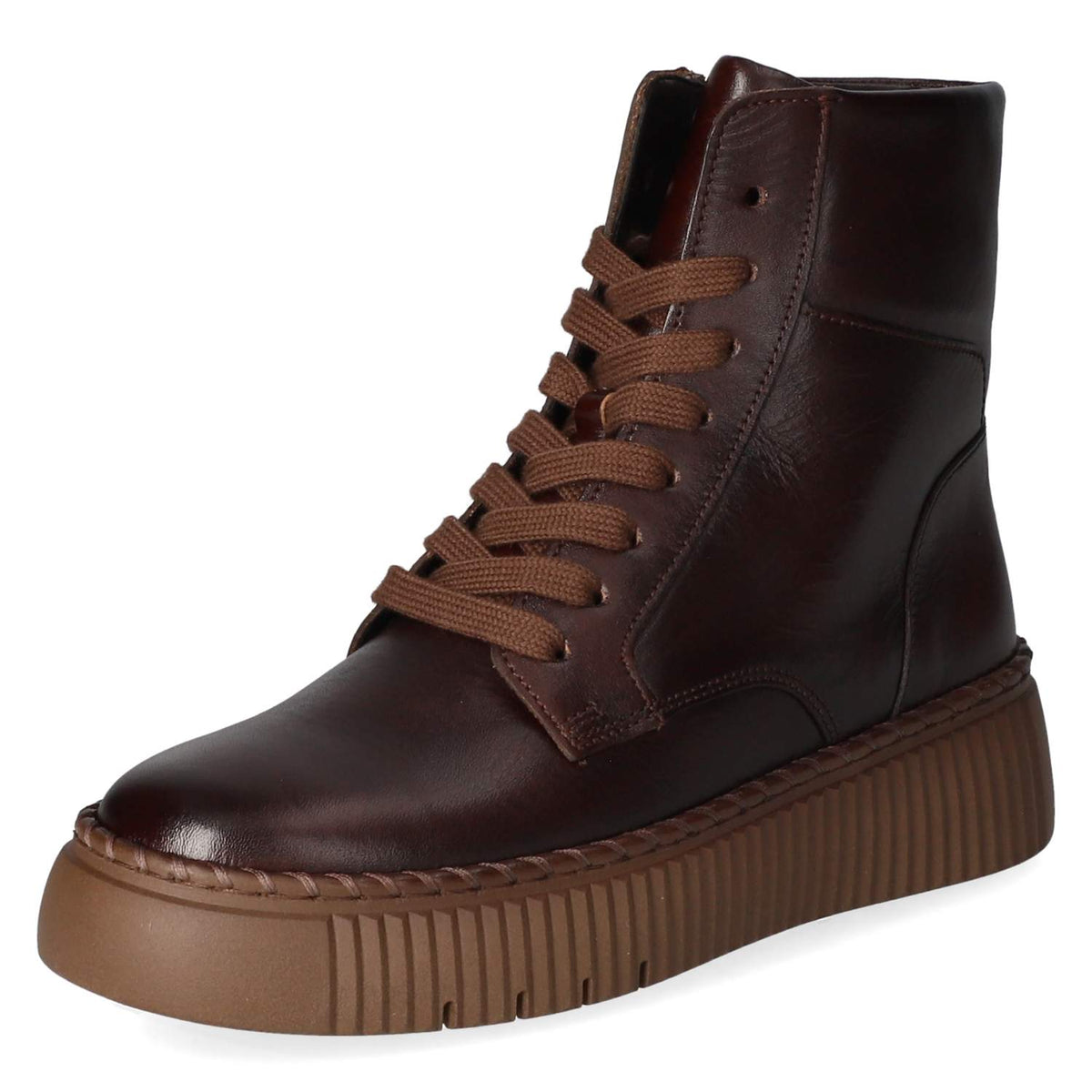 Schnürstiefel Braun